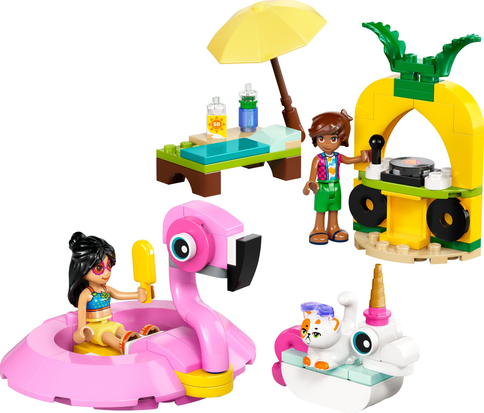 LEGO Friends Unicorn & Flamingo Pool Party 42658