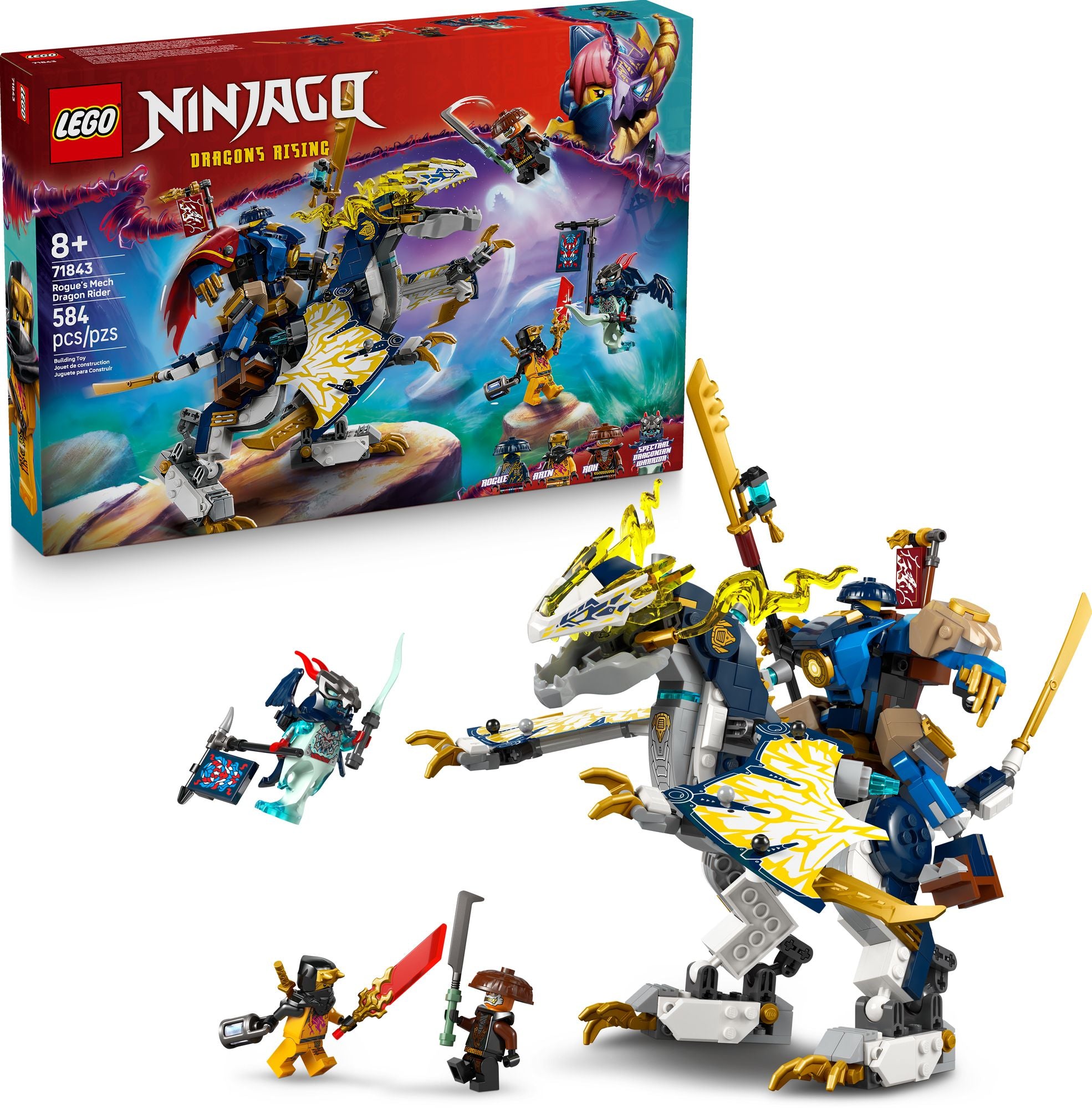LEGO Ninjago Rogue's Mech Dragon Rider 71843