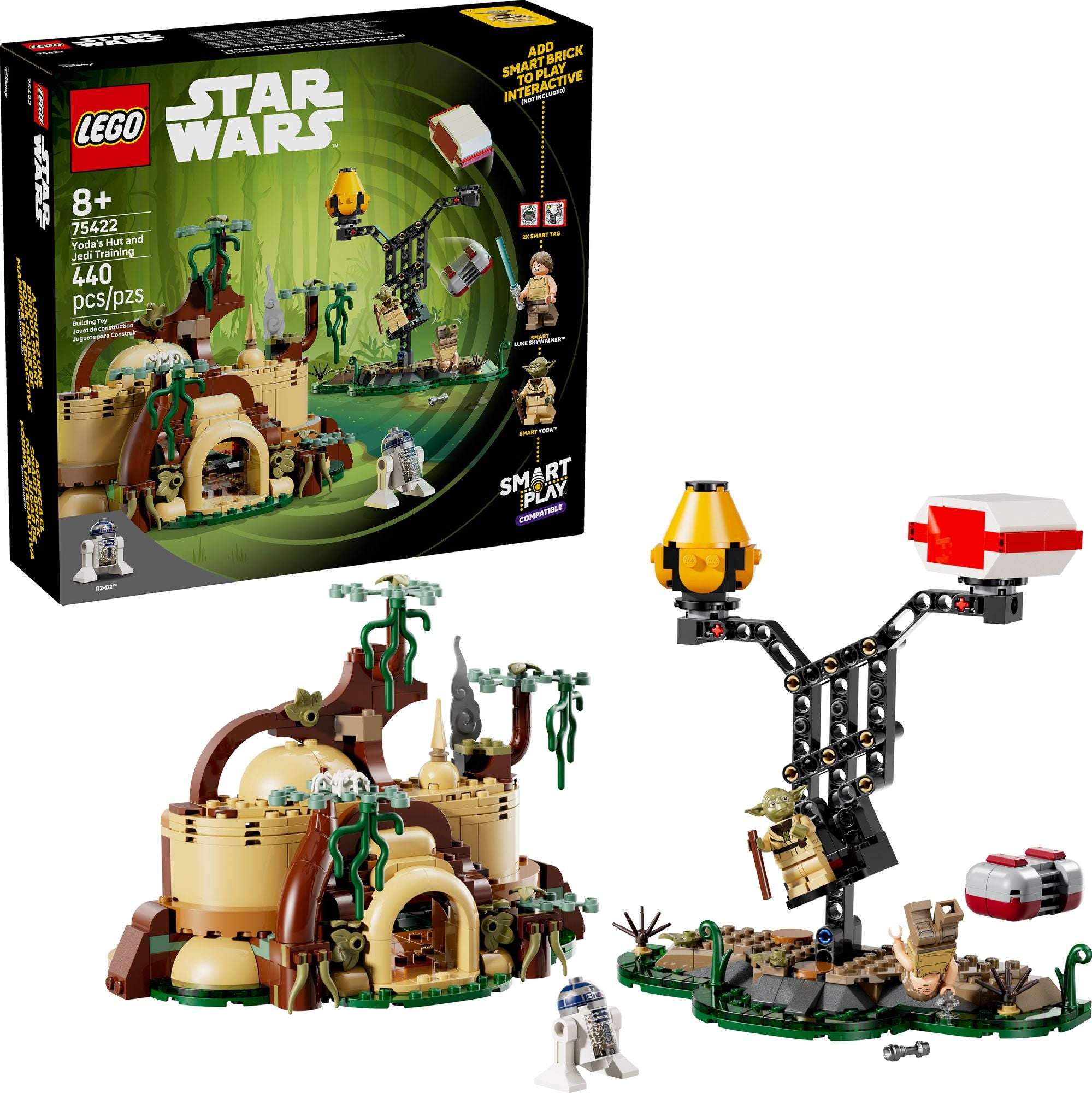 LEGO Star Wars SMART Play™: Yoda's Hut and Jedi Training 75422
