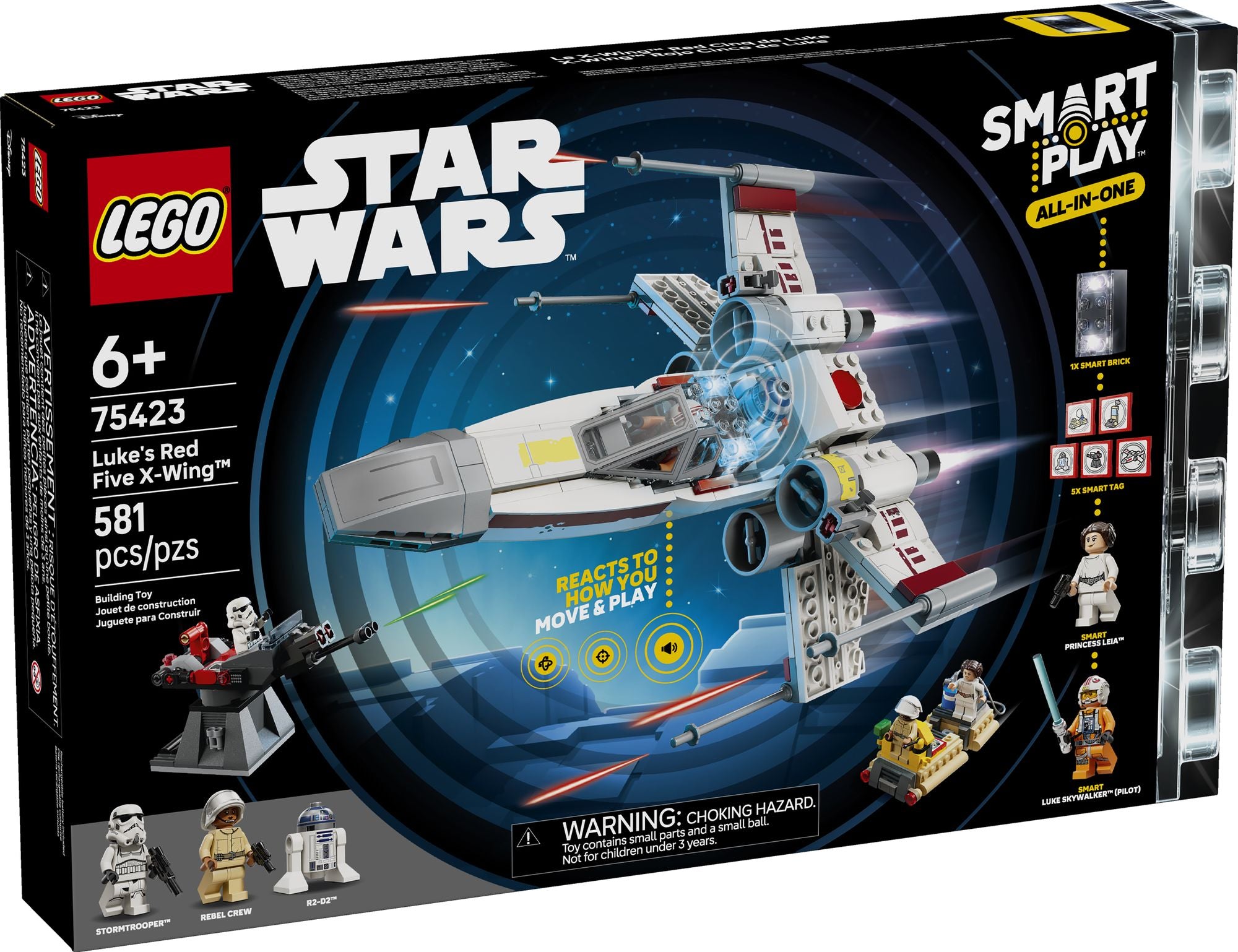 LEGO Star Wars SMART Play Luke's Red Five X-Wing 75423