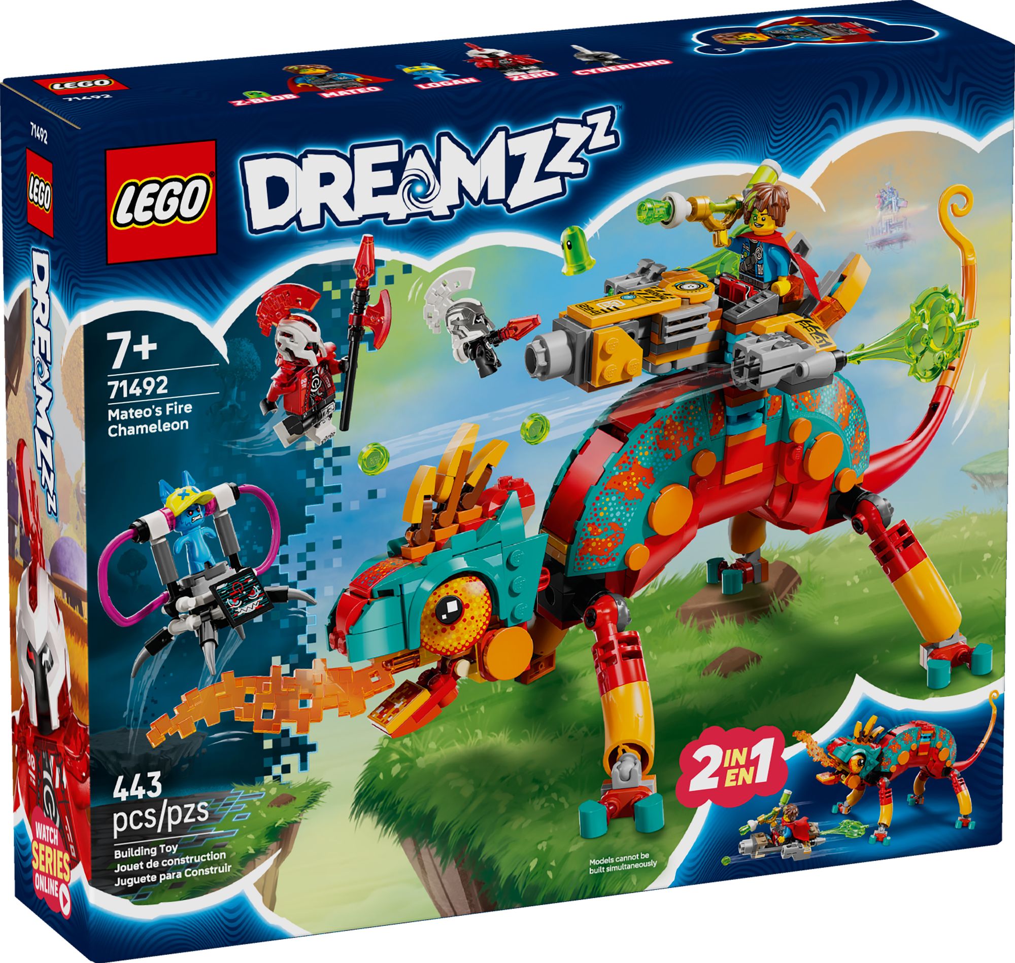 LEGO DREAMZzz Mateo's Fire Chameleon 71492