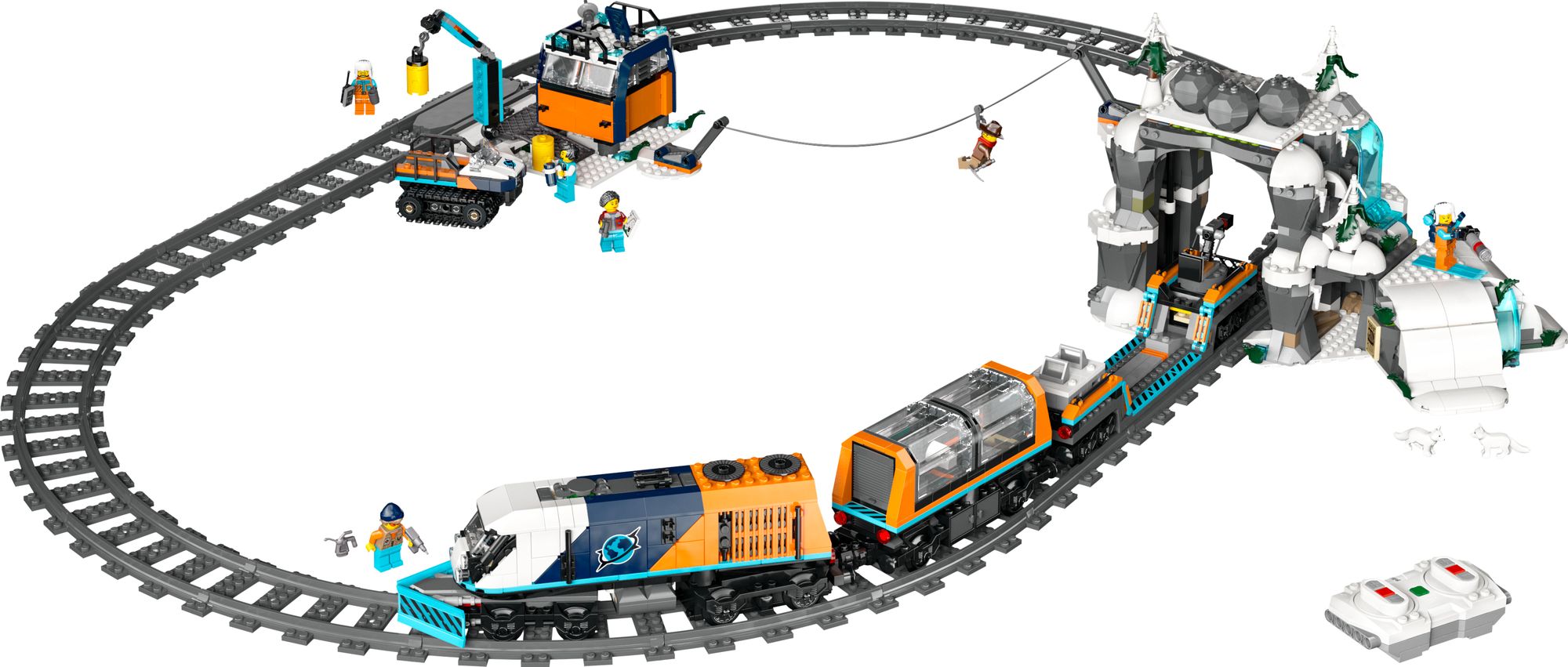 LEGO City Trains Explorers' Arctic Polar Express Train 60470