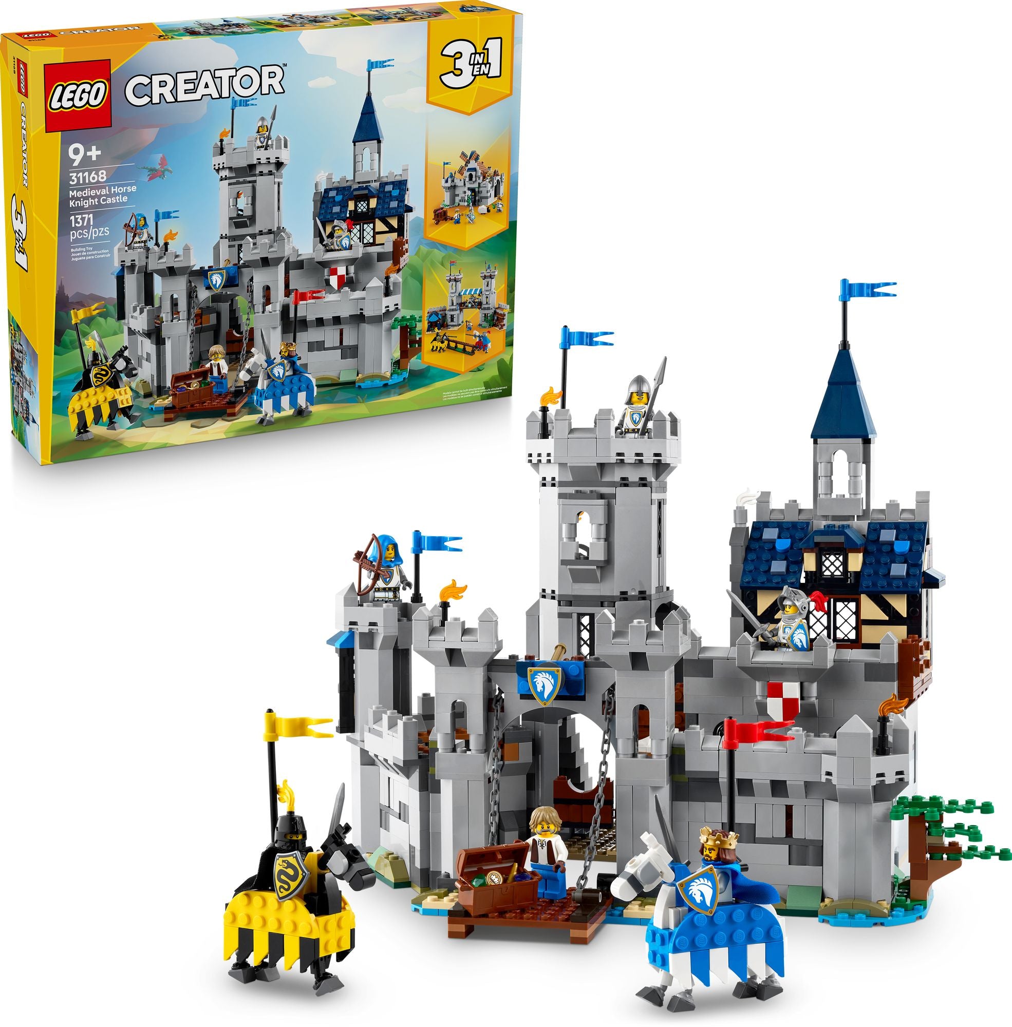 LEGO Creator Medieval Horse Knight Castle 31168
