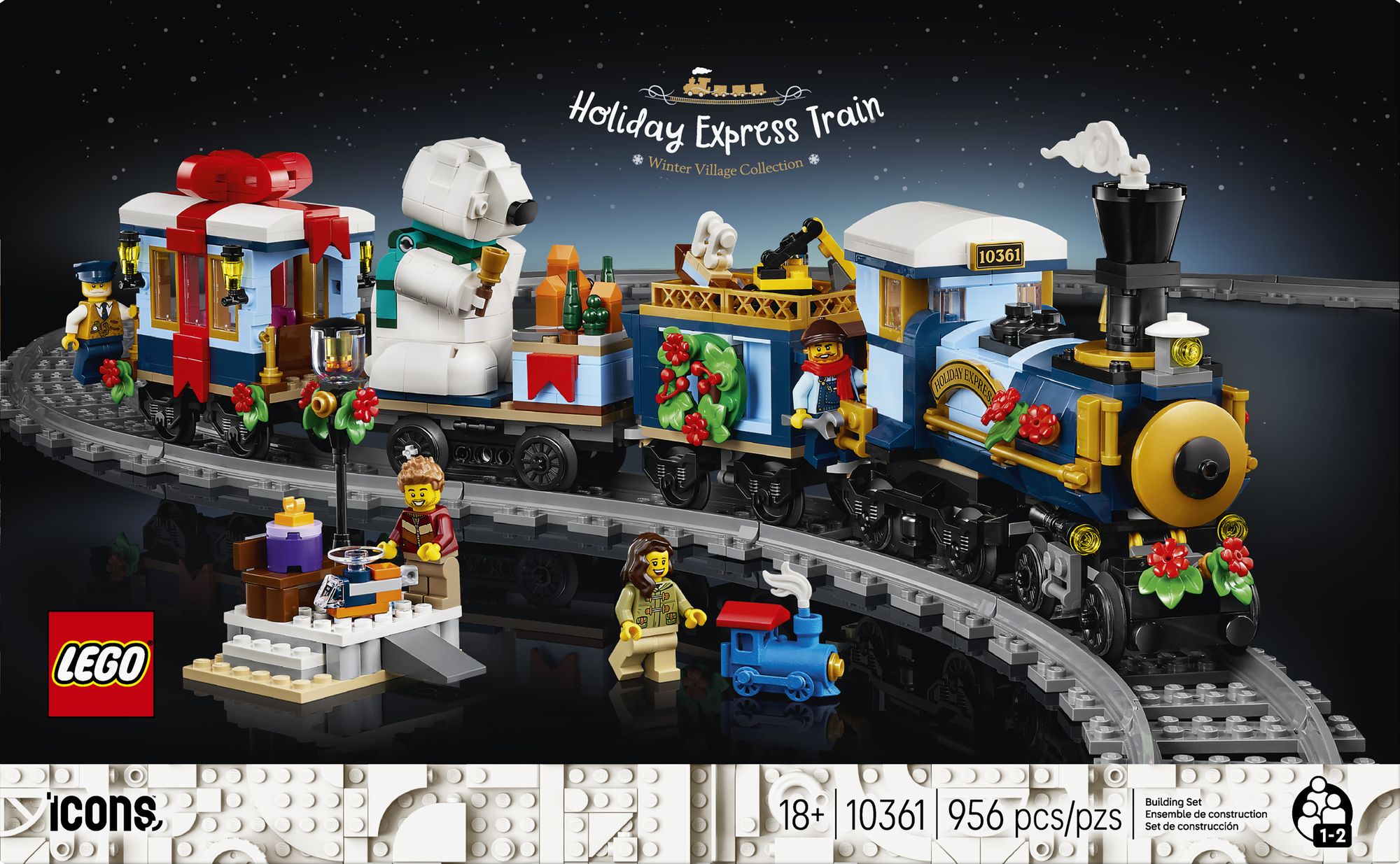 LEGO Icons Holiday Express Train 10361
