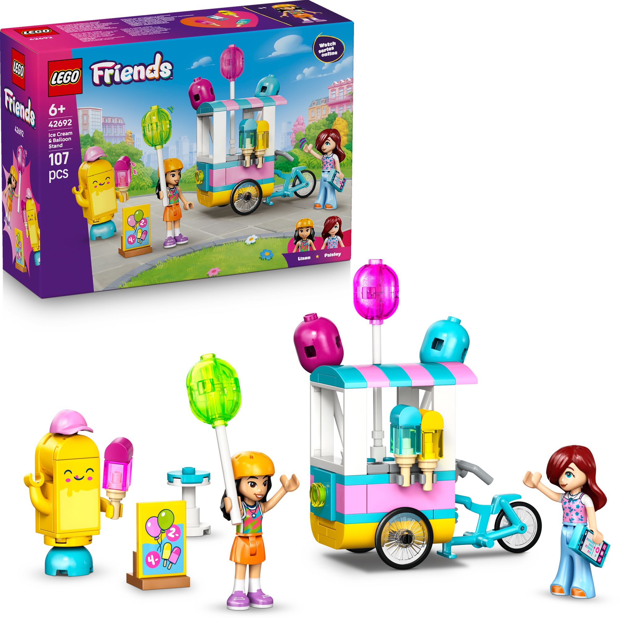 LEGO Friends Ice Cream & Balloon Stand 42692