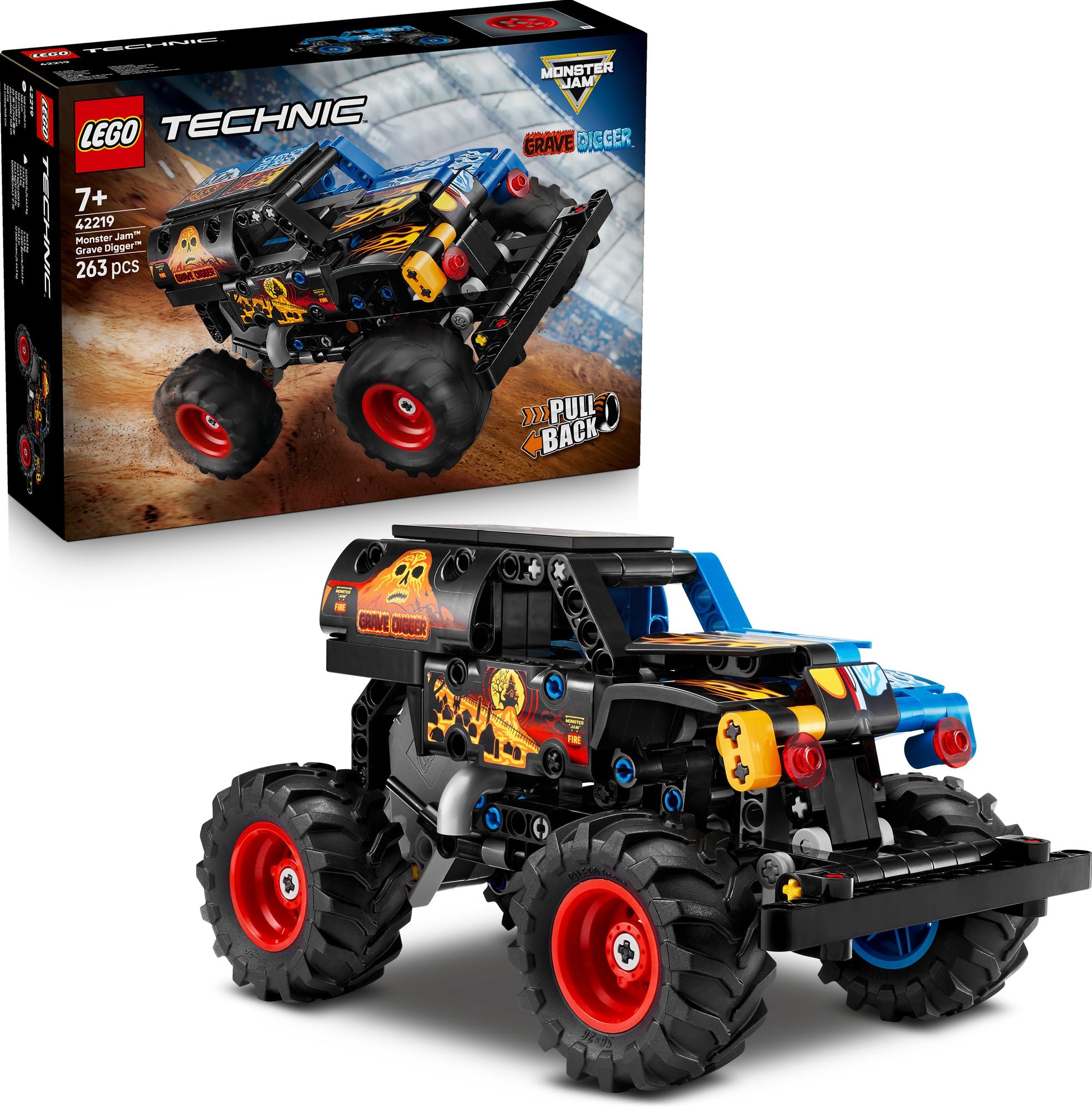 LEGO Technic Monster Jam Grave Digger Fire and Ice 42219
