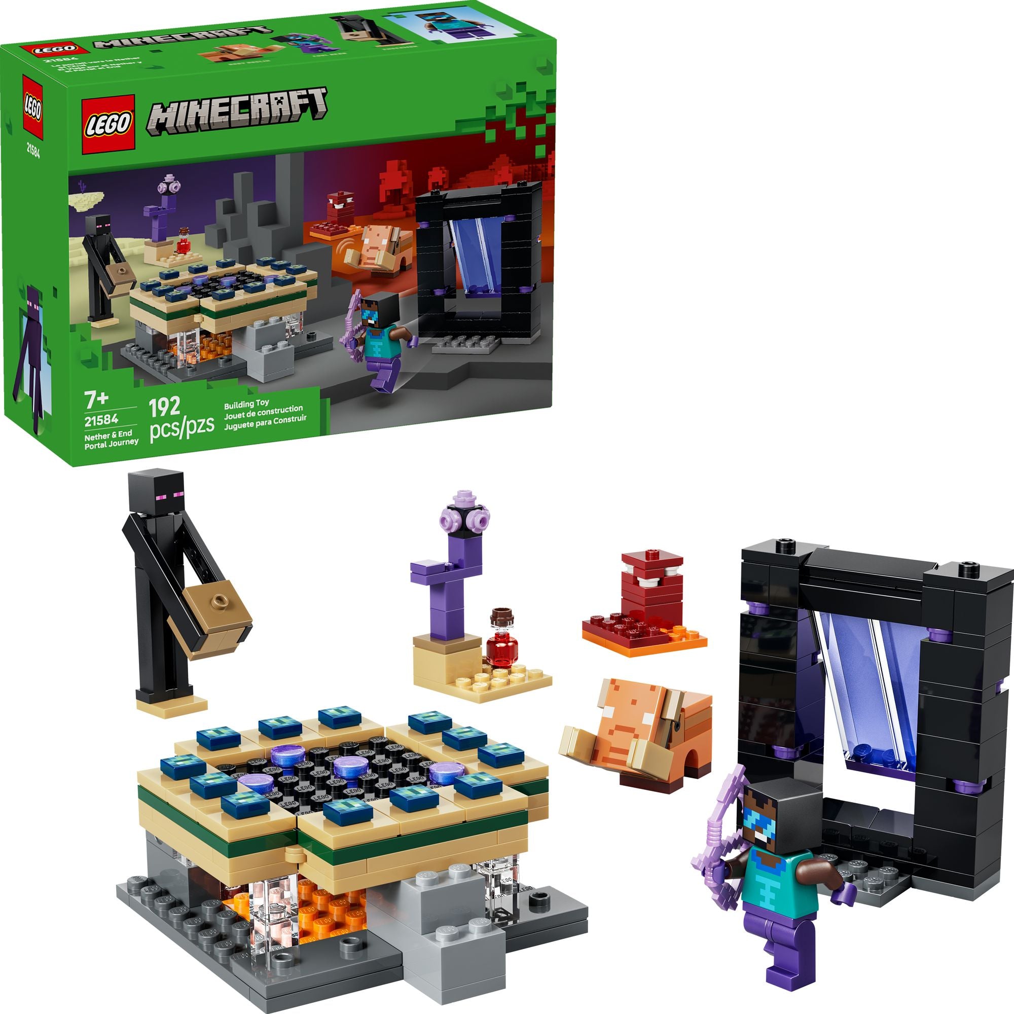 LEGO Minecraft Nether & End Portal Journey 21584