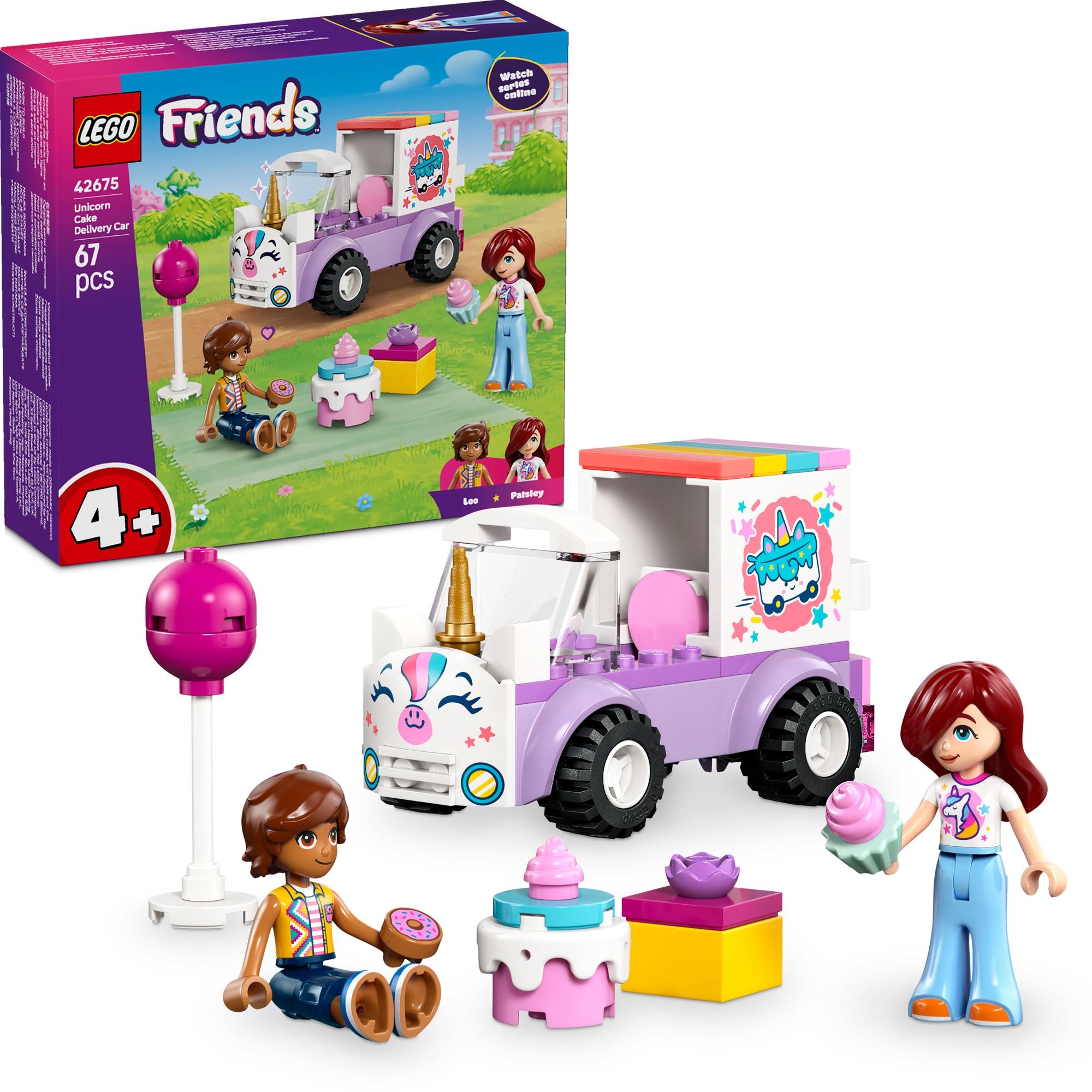 LEGO Friends Unicorn Cake Delivery Car 42675