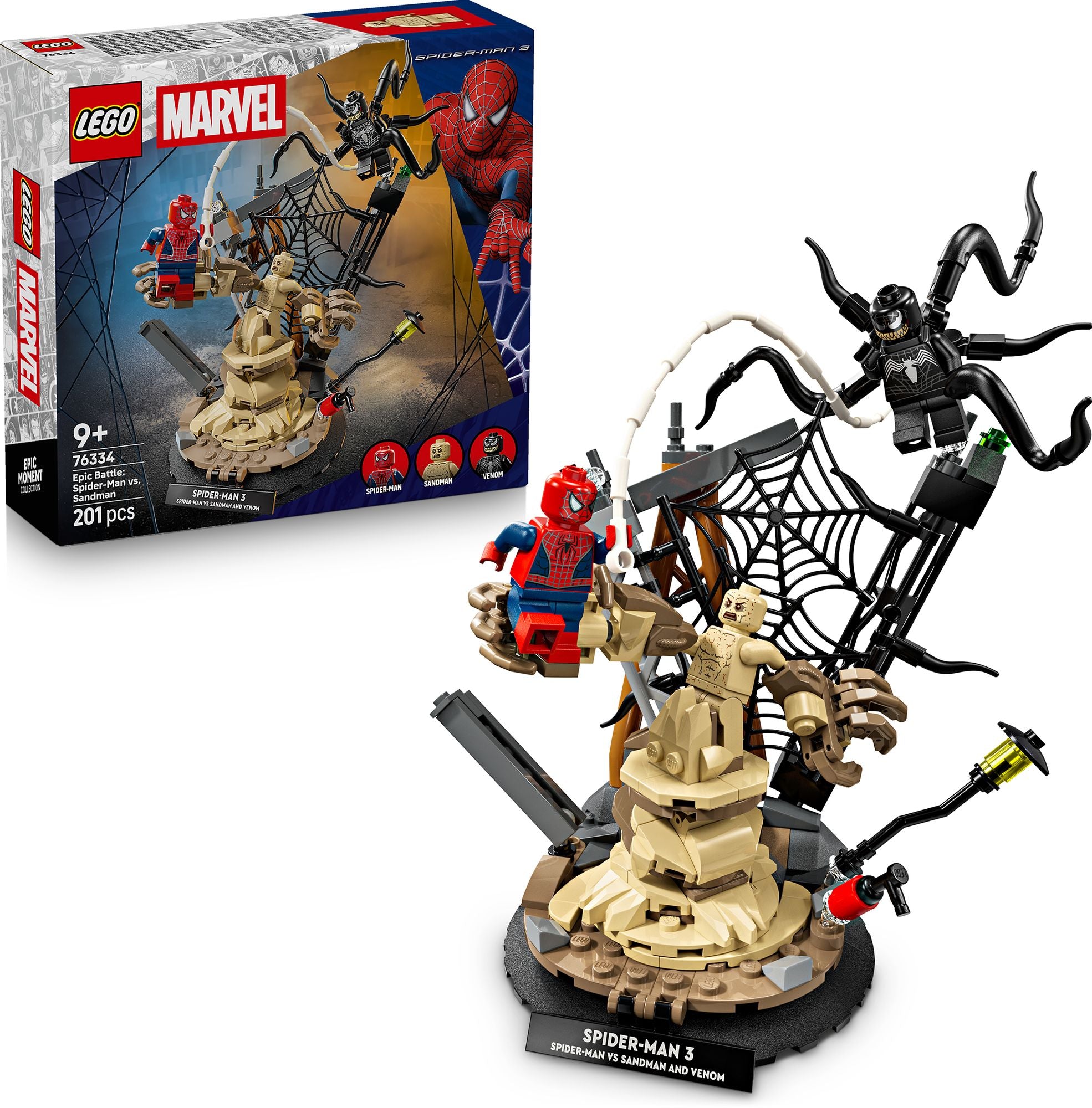 LEGO Super Heroes Marvel Epic Battle: Spider-Man vs. Sandman 76334