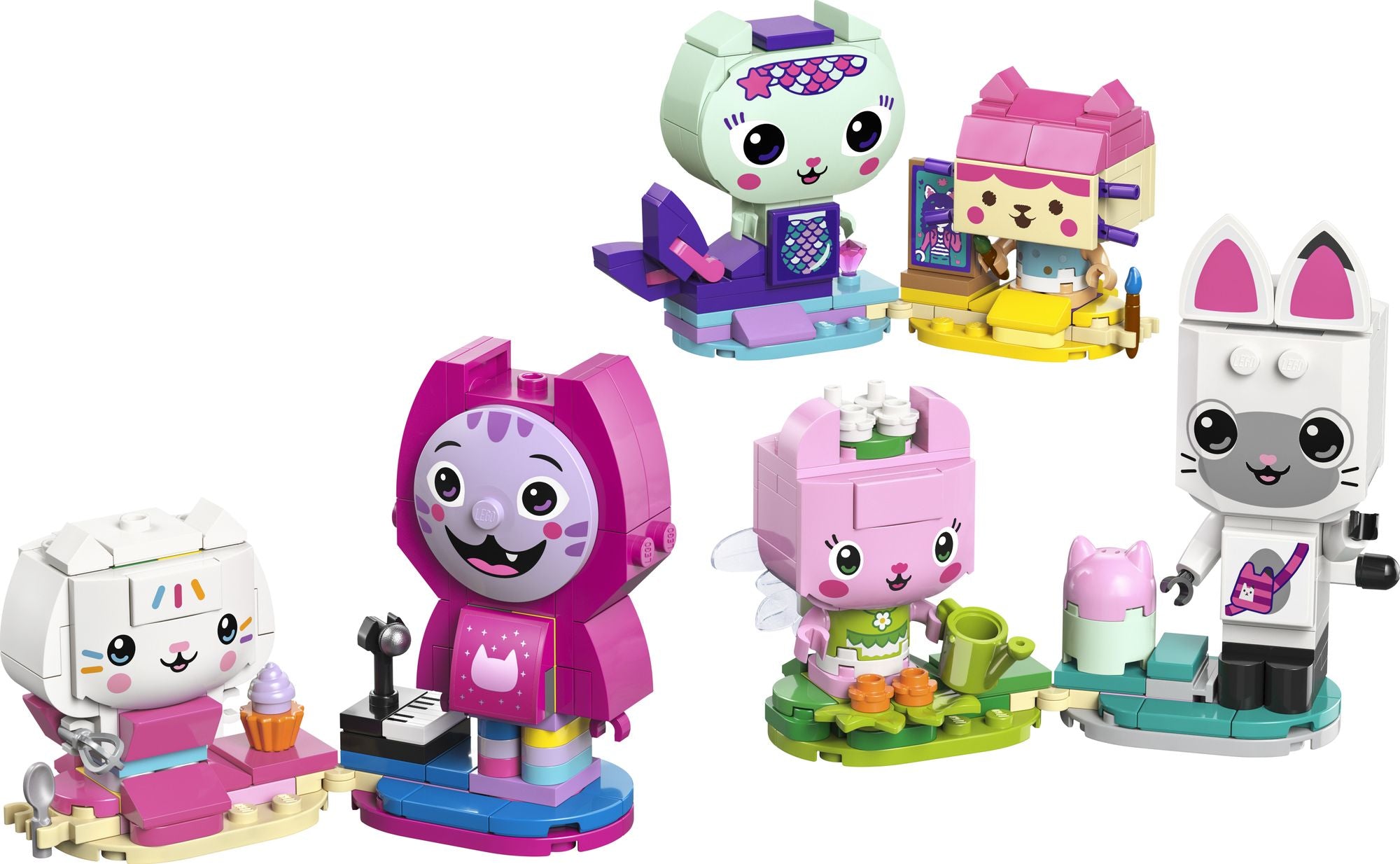 LEGO Gabby's Dollhouse Gabby's Brick-Built Cat Friends 11215