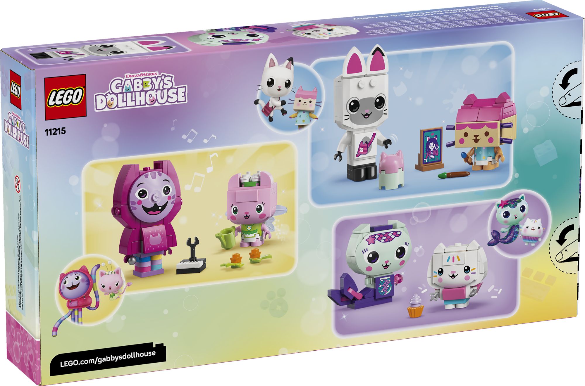 LEGO Gabby's Dollhouse Gabby's Brick-Built Cat Friends 11215