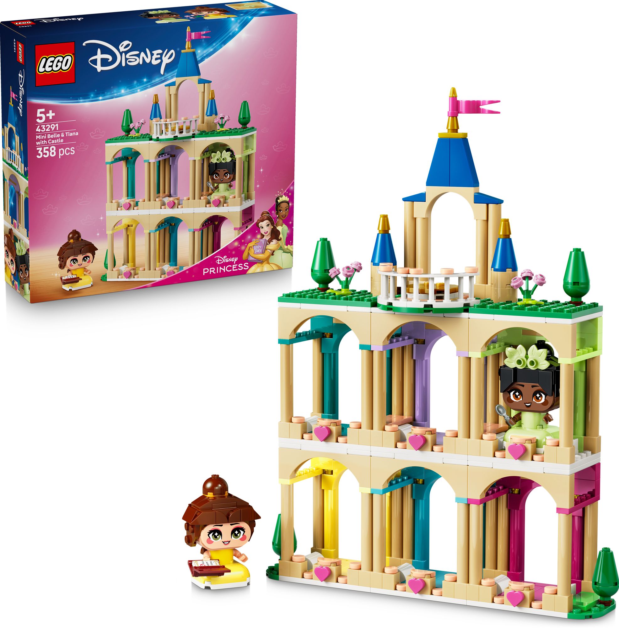 LEGO Disney Mini Belle & Tiana with Castle 43291