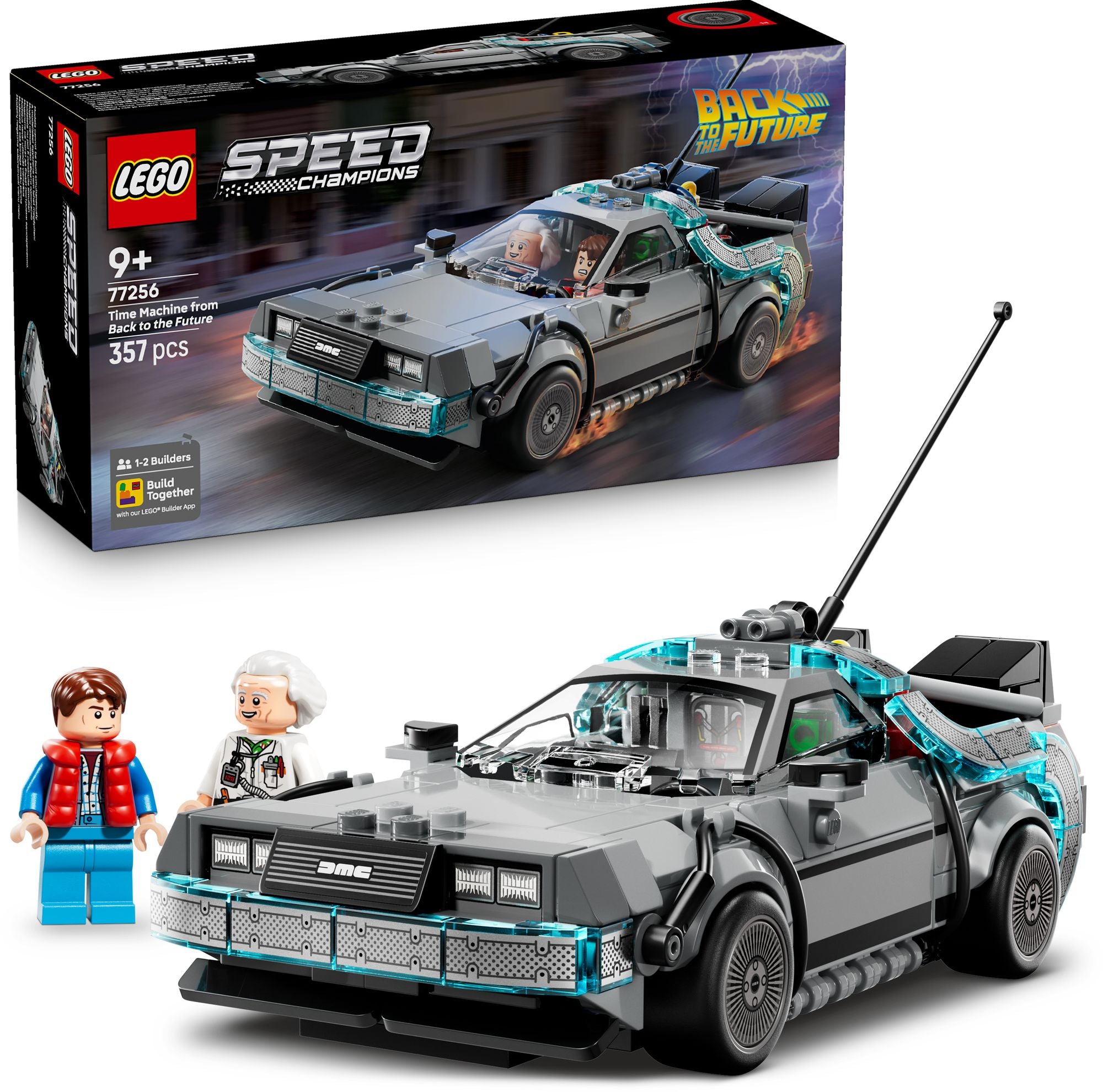 LEGO Speed Champions Time Machine from Back to the Future 77256