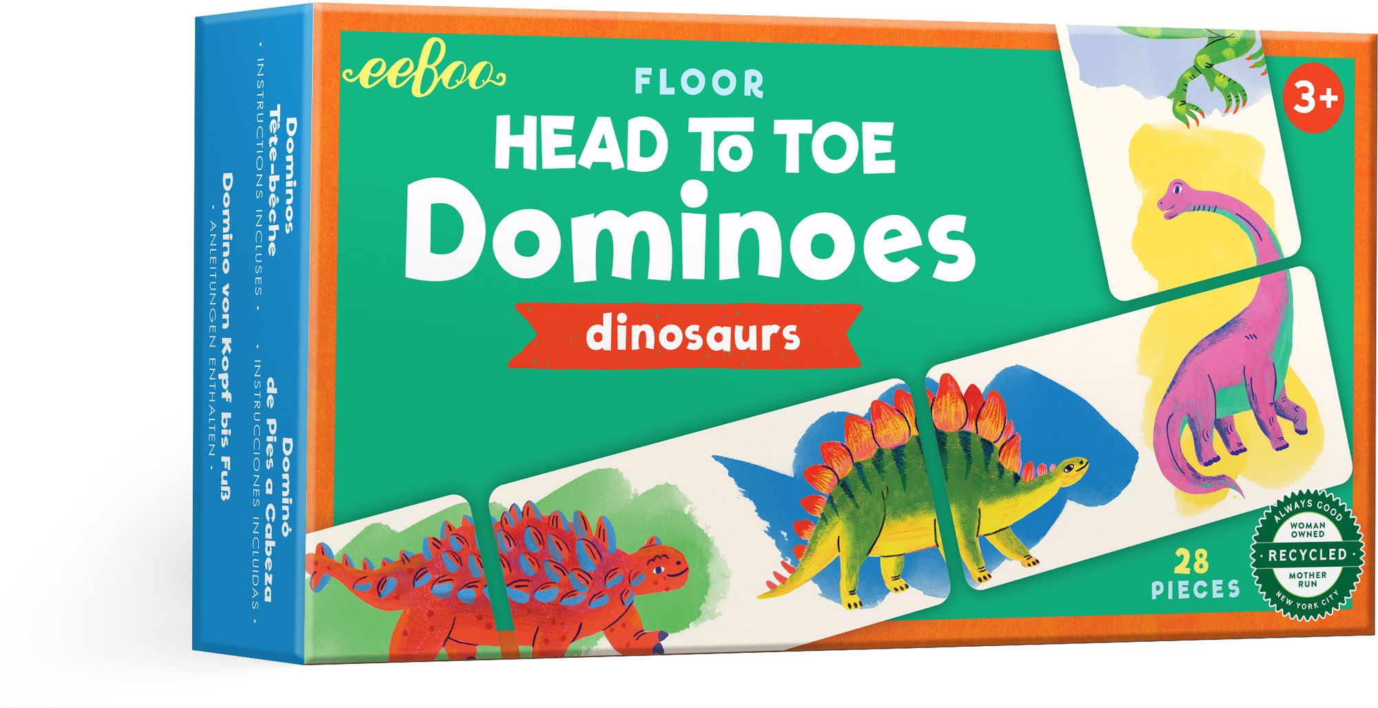 Dinosaur Head-to-Toe Dominoes