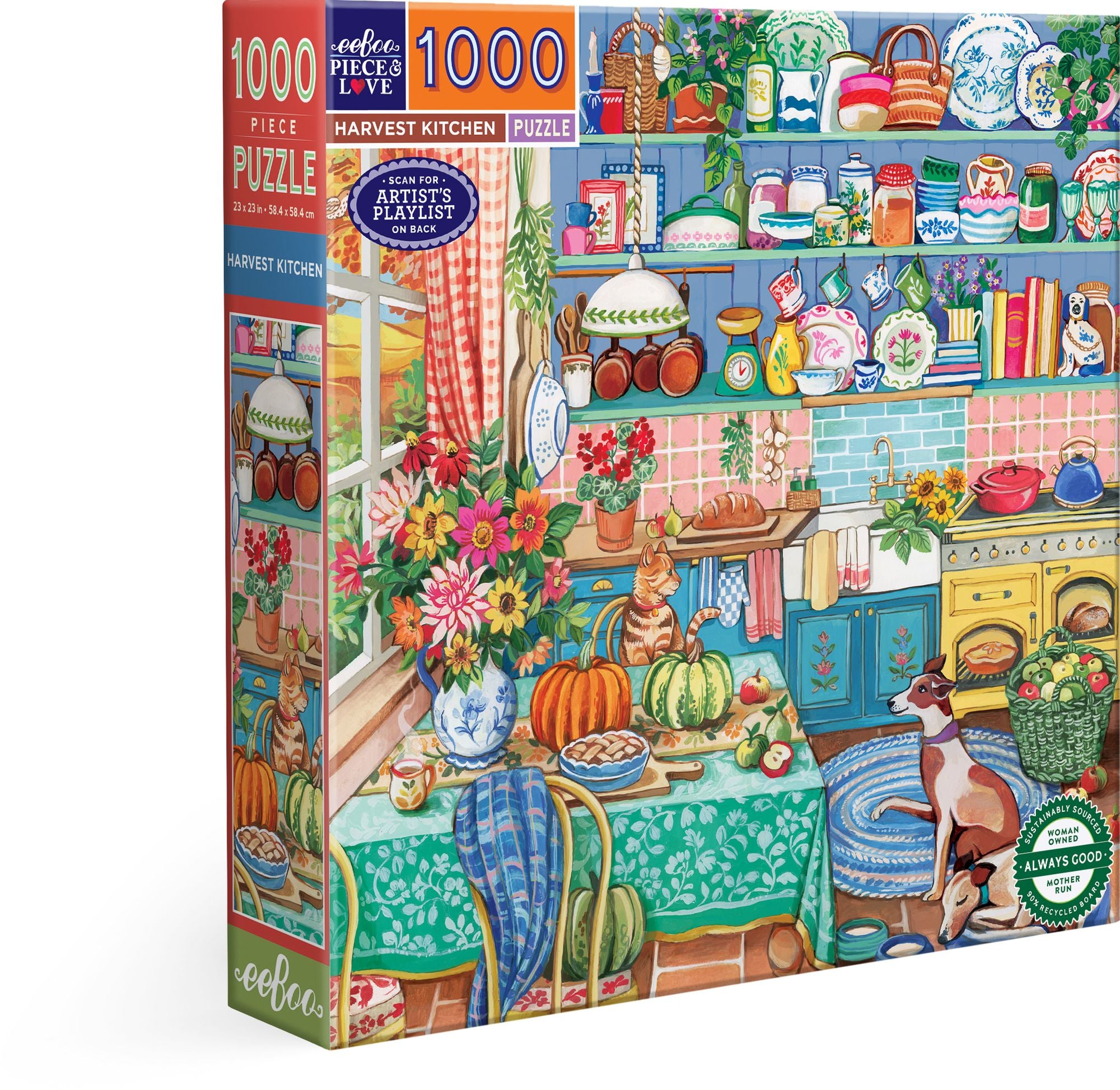 Harvest Kitchen 1000 Piece Square Puzzle