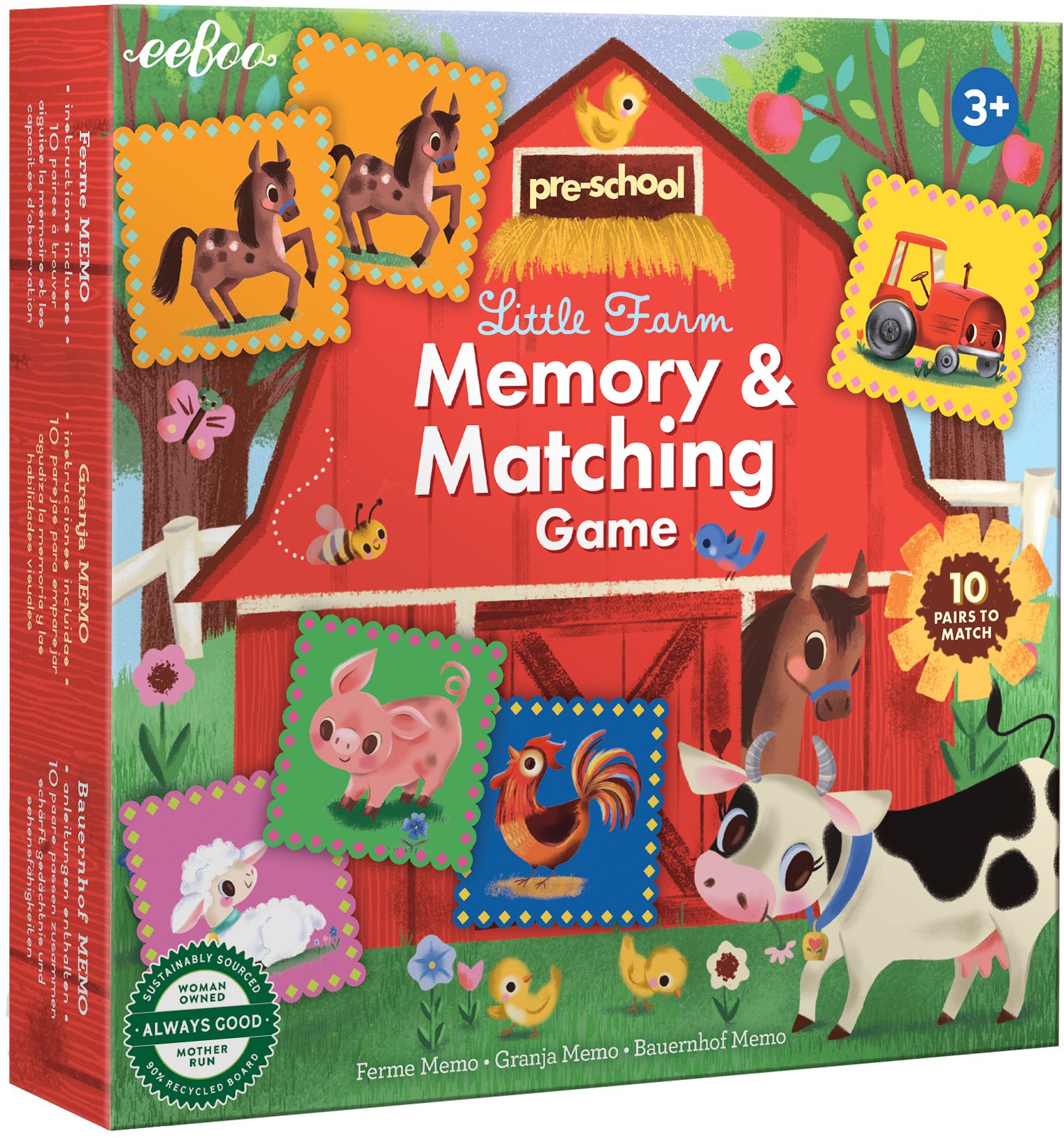 Pre-School My Little Farm Memory & Matching Game