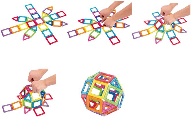 Magformers Rainbow 30 Piece Building Set