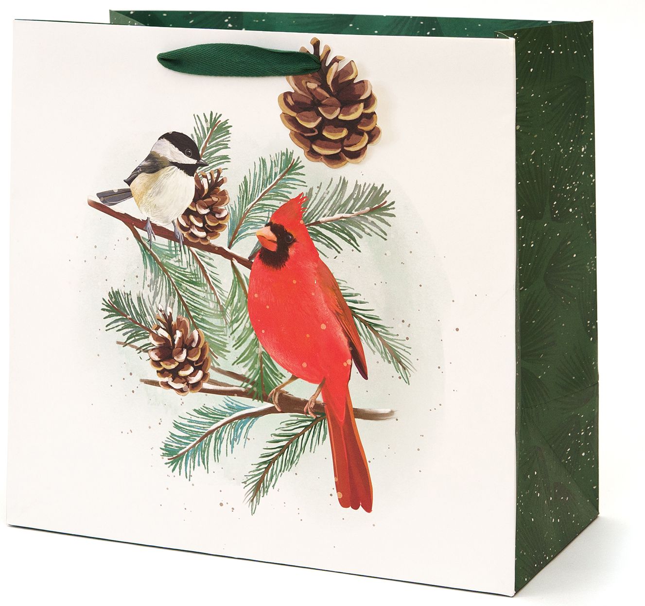 Snow Day Birds Large Gift Bag