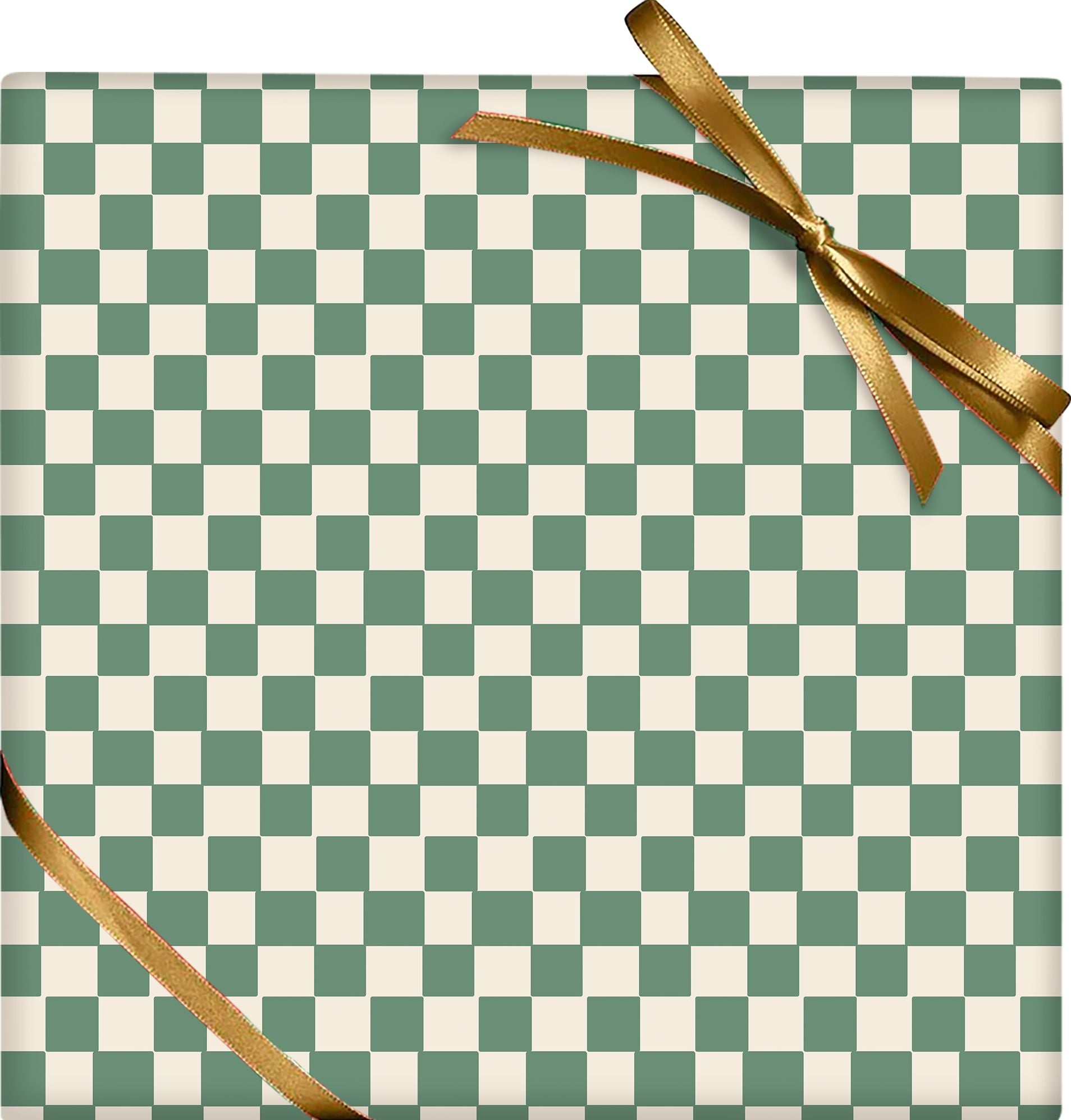 Checker Stripe Reversible Roll Wrap