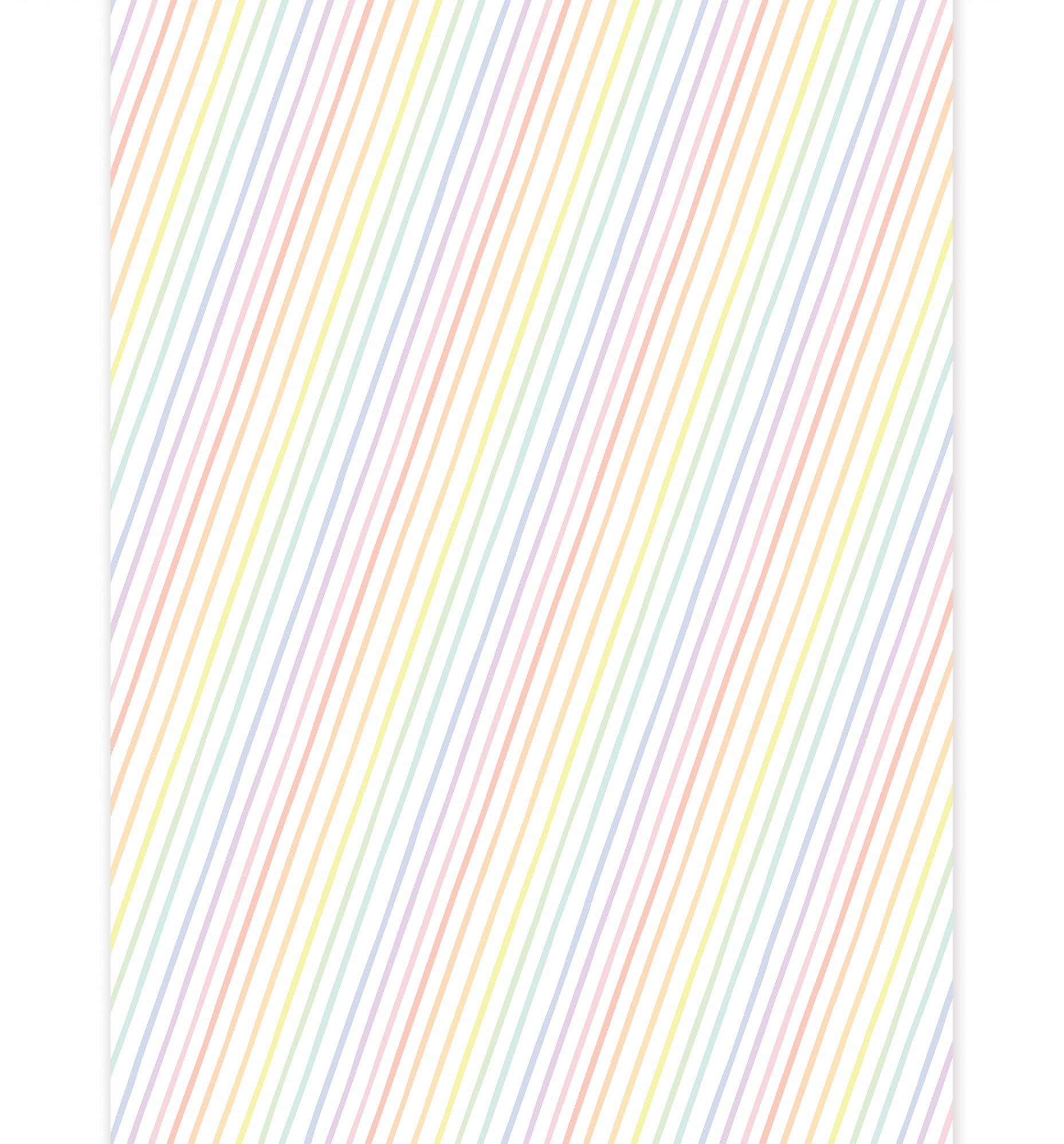 Pastel Rainbow Stripes Roll Wrap