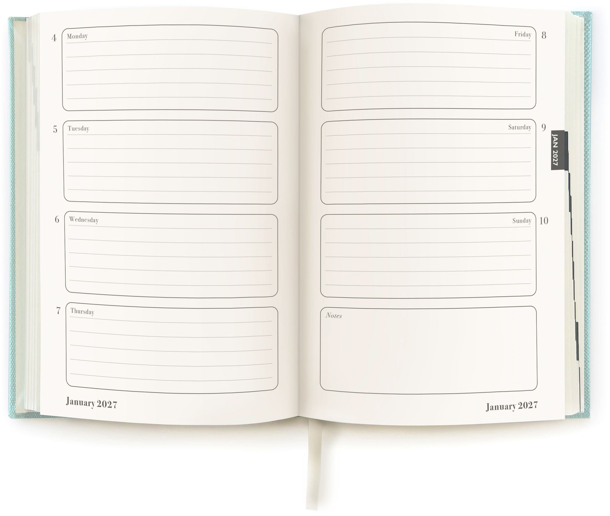 2026-2027 Coneflowers Embroidered 17-Month Planner