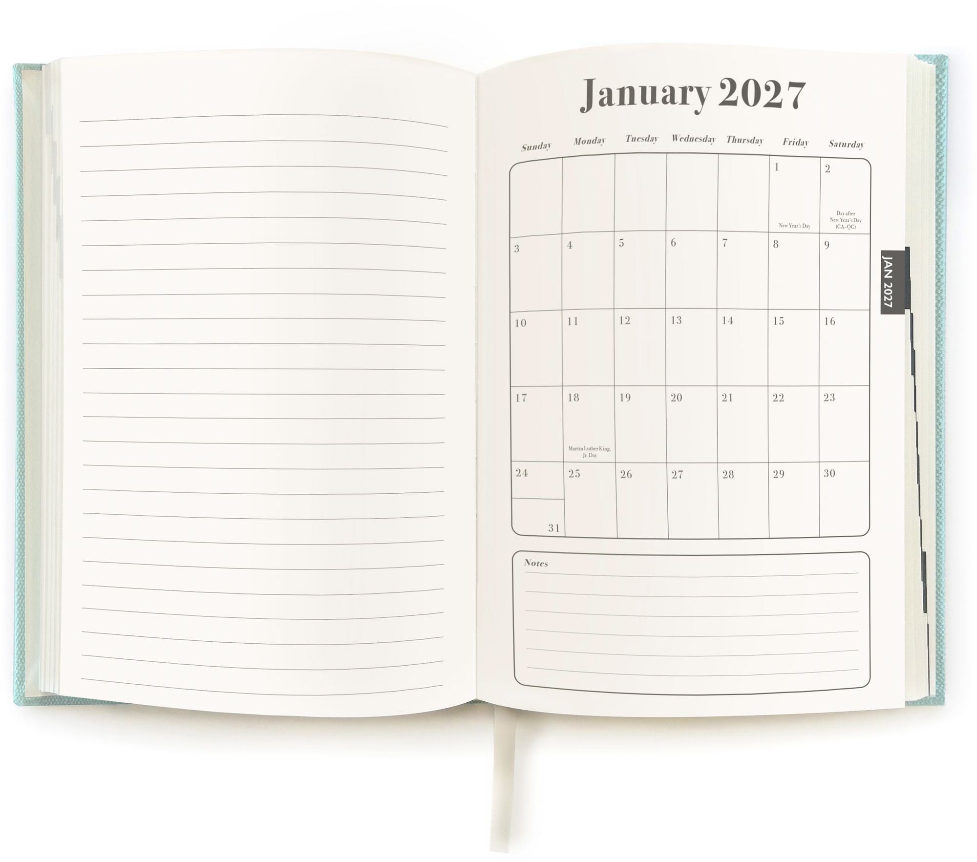 2026-2027 Coneflowers Embroidered 17-Month Planner