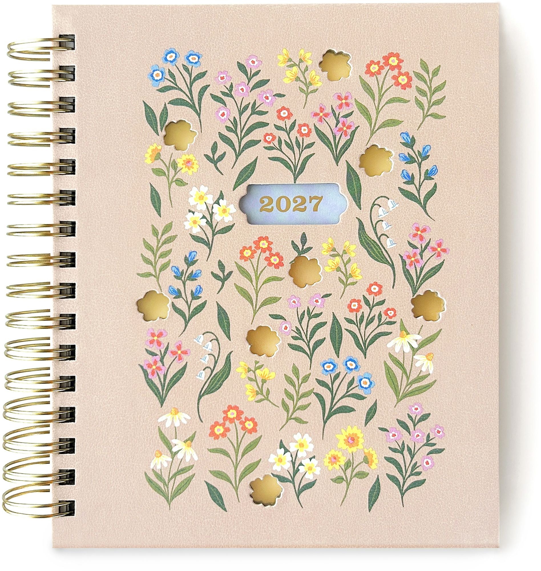 2026-2027 Floral Sprigs Die-cut 17-Month Planner