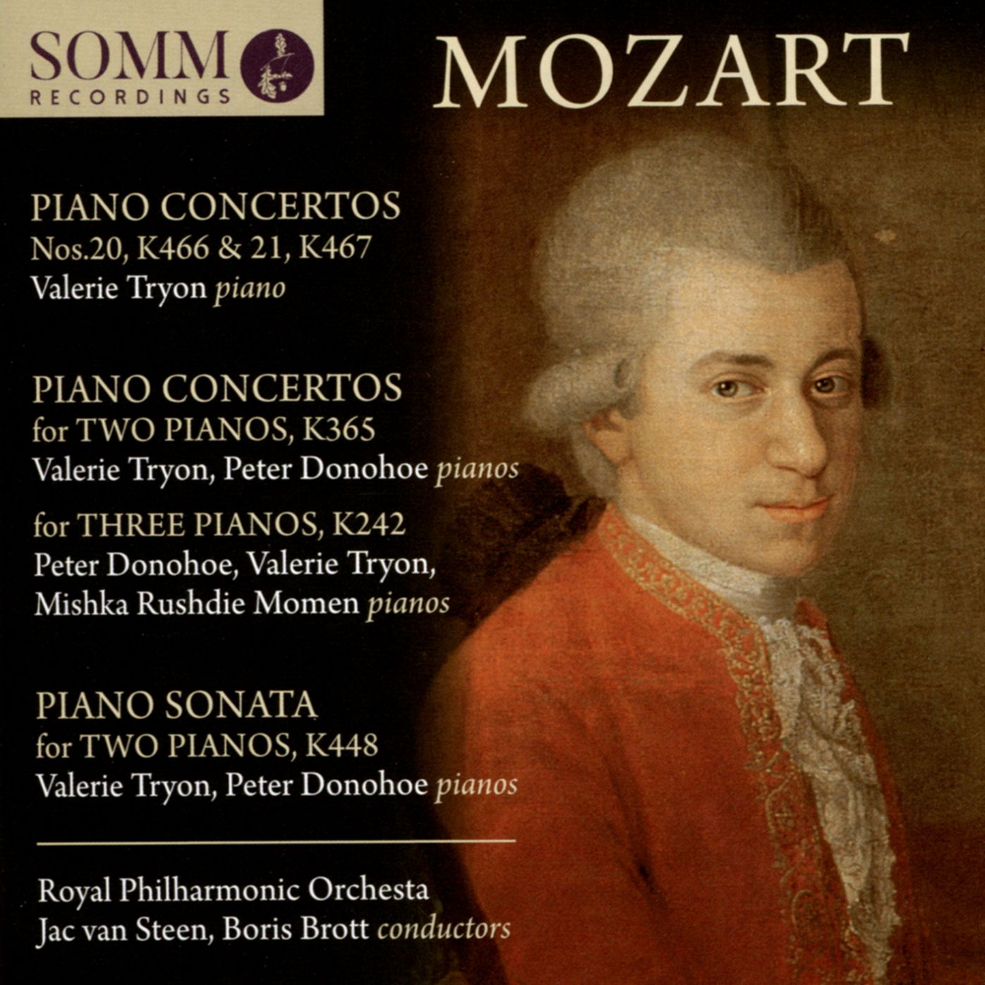 Mozart: Piano Concertos Nos. 20, K 466 & 21, K 467; Piano Concerto for Two Pianos, K 365; Piano Concerto for Three Pianos, K 242