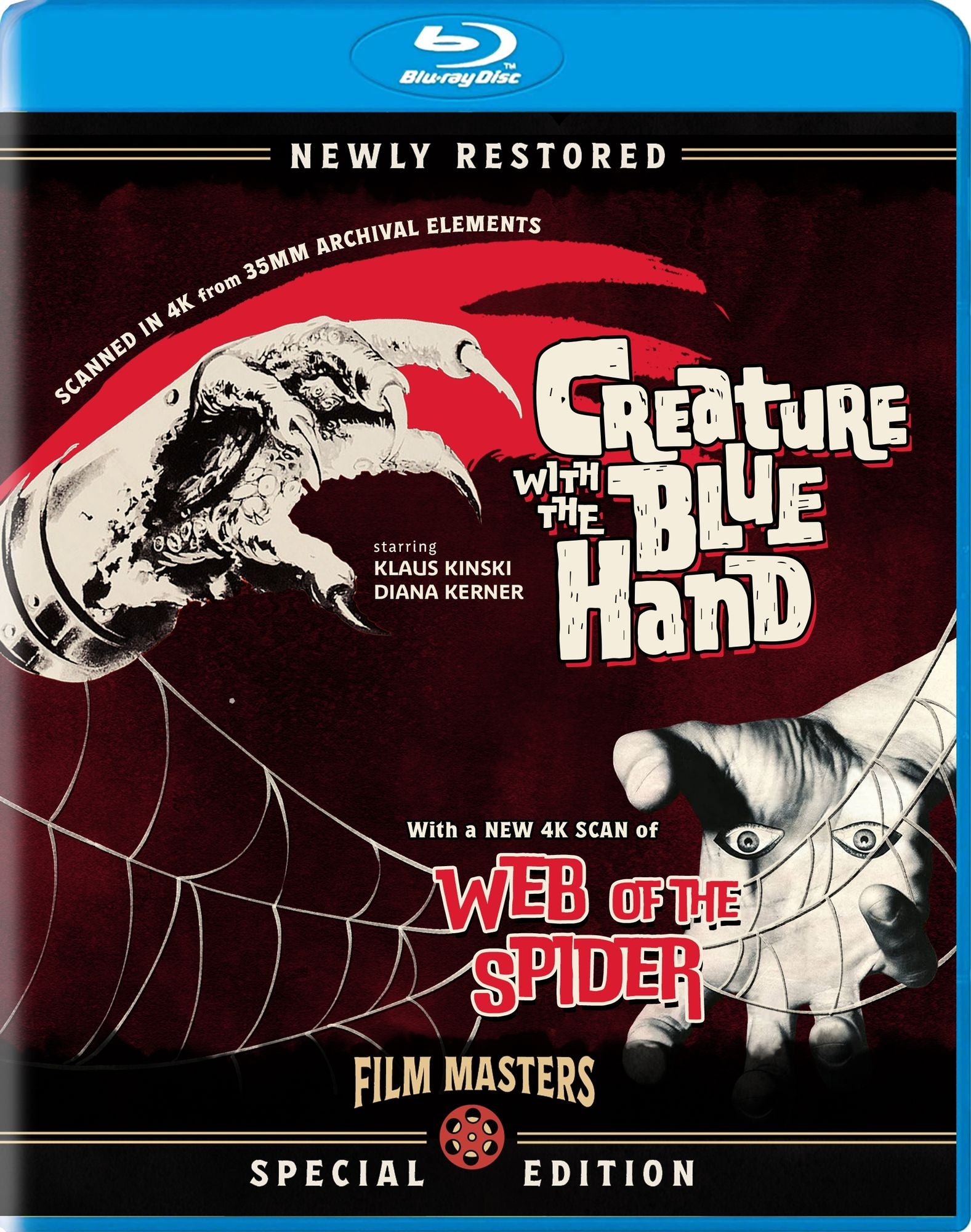 Creature with the Blue Hand/Web of the Spider