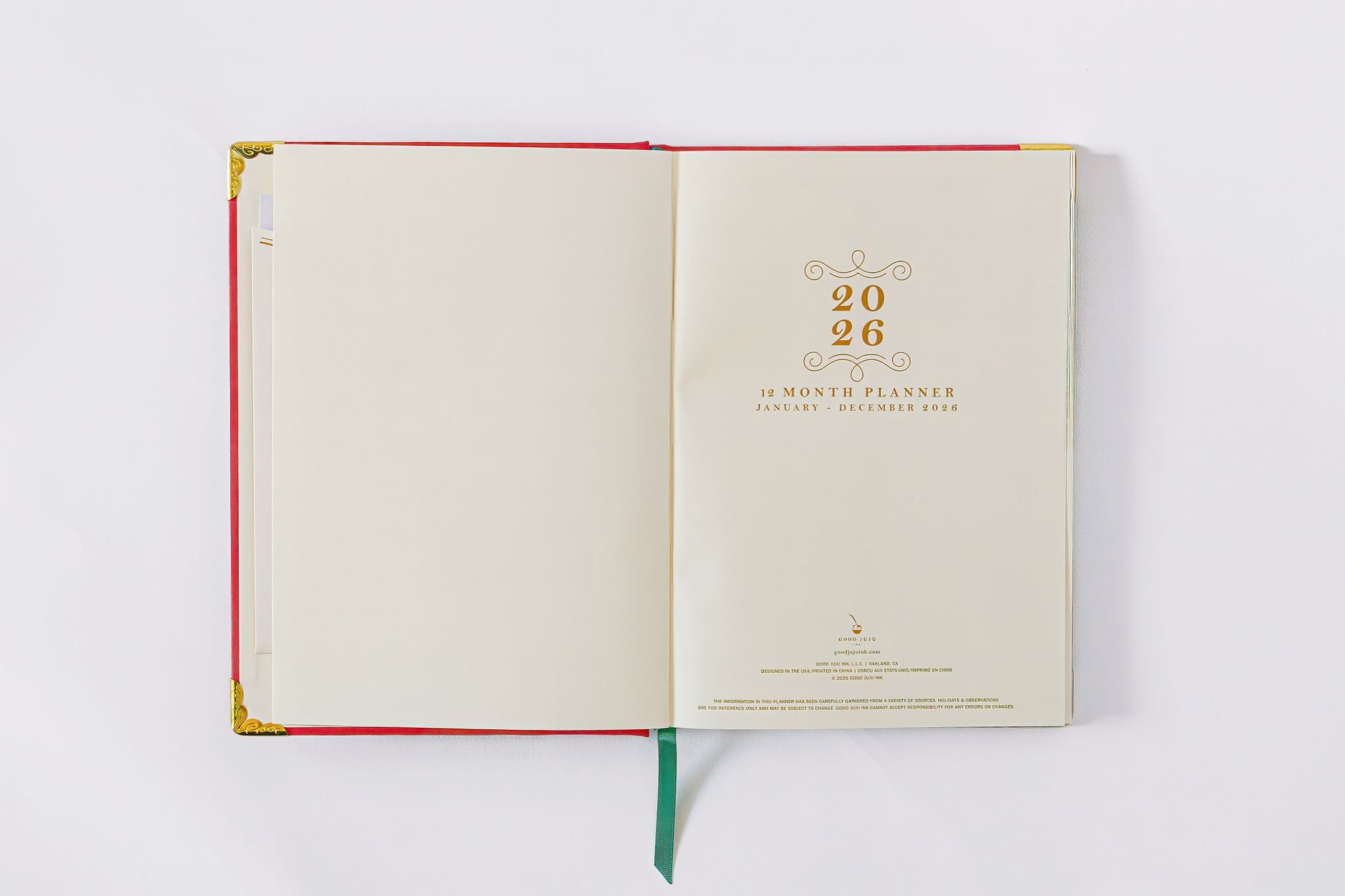 2026 Tulip Floral 12-Month Medium Bound Planner