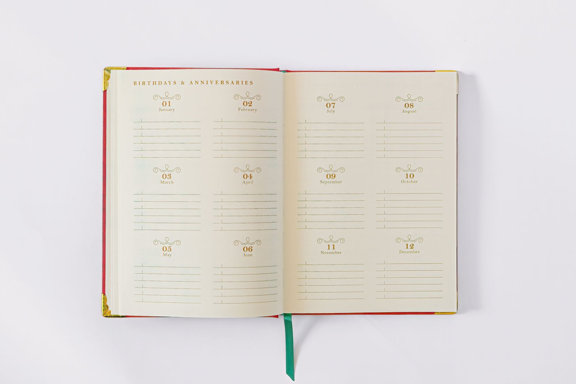 2026 Tulip Floral 12-Month Medium Bound Planner