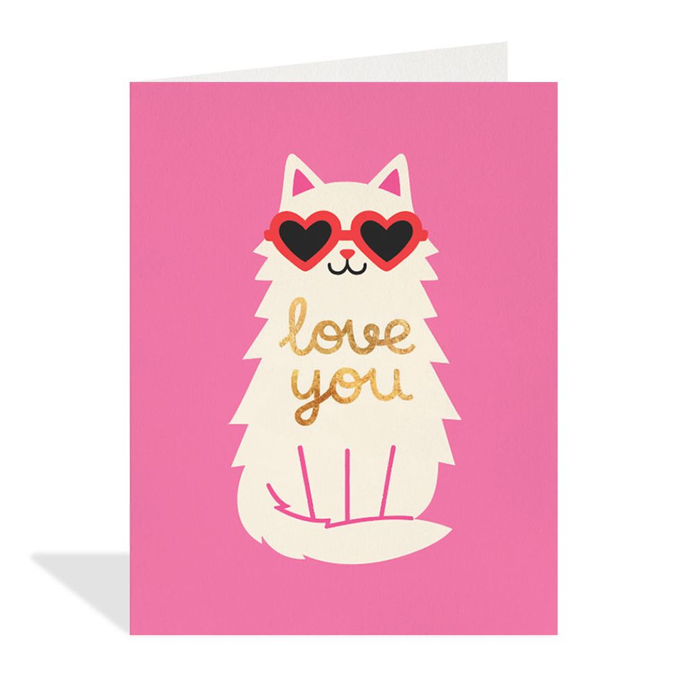 Cat Sunnies Love Card