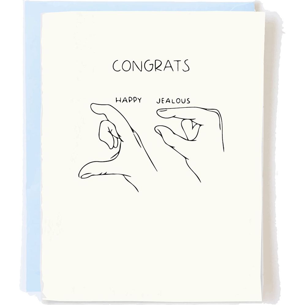 Jealous Congrats Card