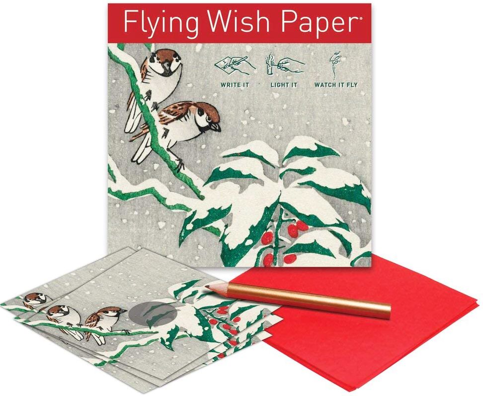 Snow Birds Flying Wish Paper