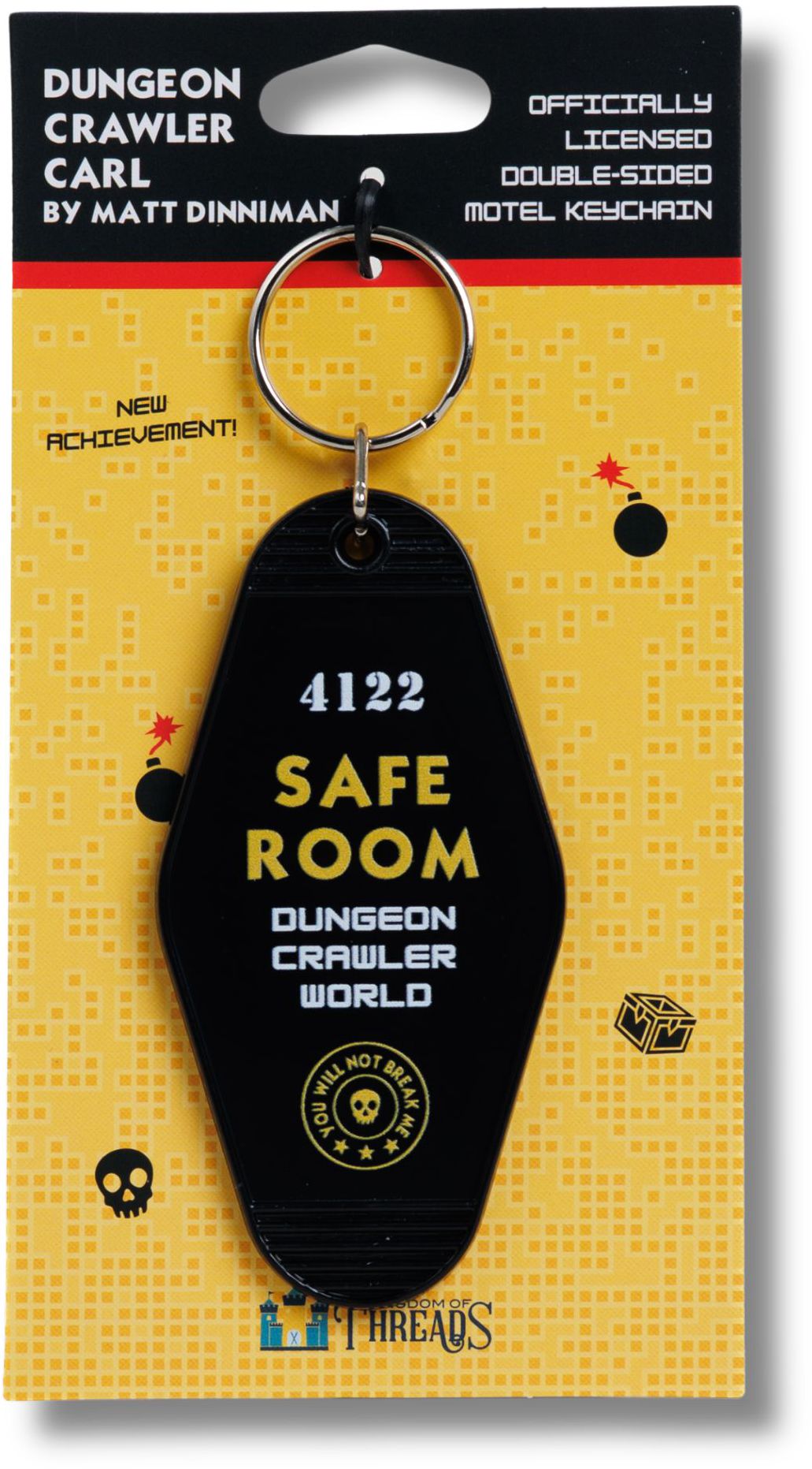 Safe Room Motel Keychain Dungeon Crawler Carl