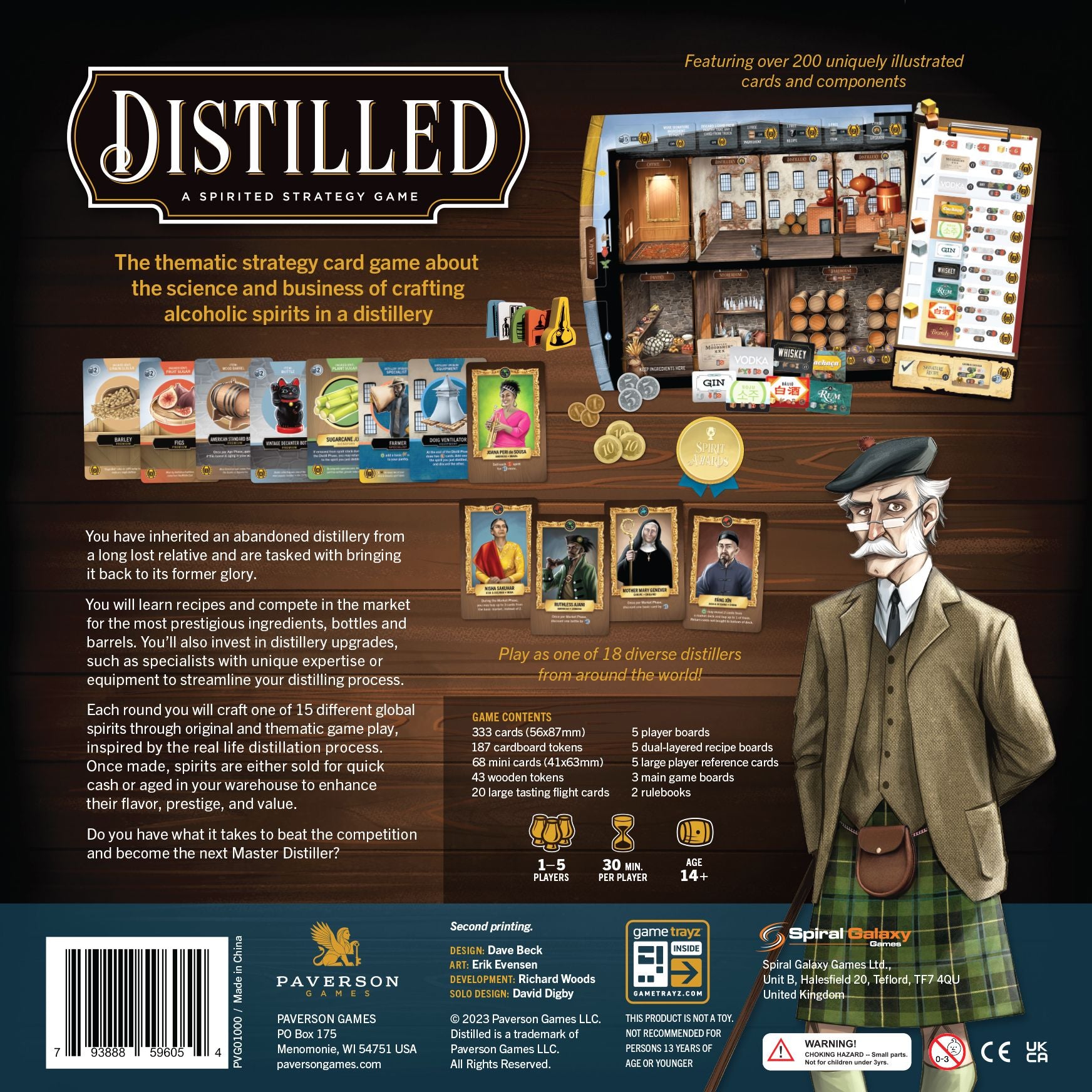 Distilled by David Beck