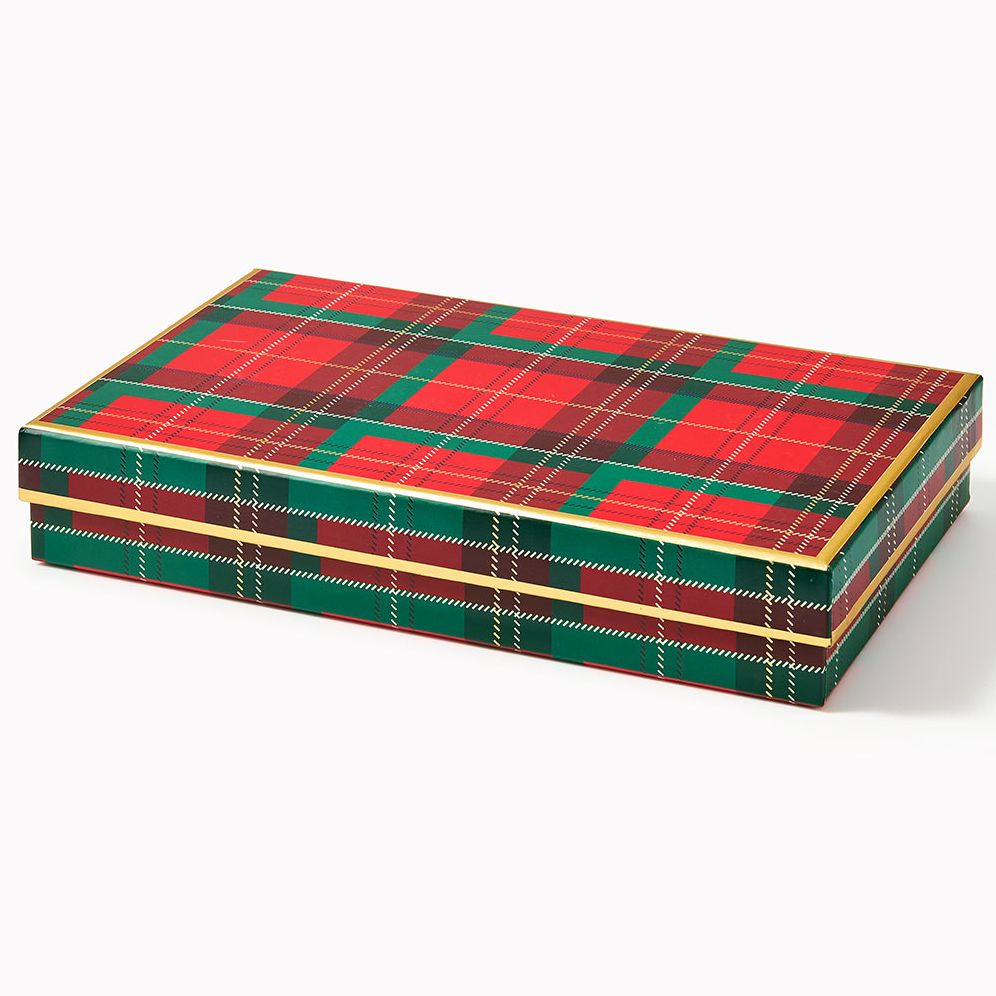 Holiday Plaid Small Shirt Gift Box