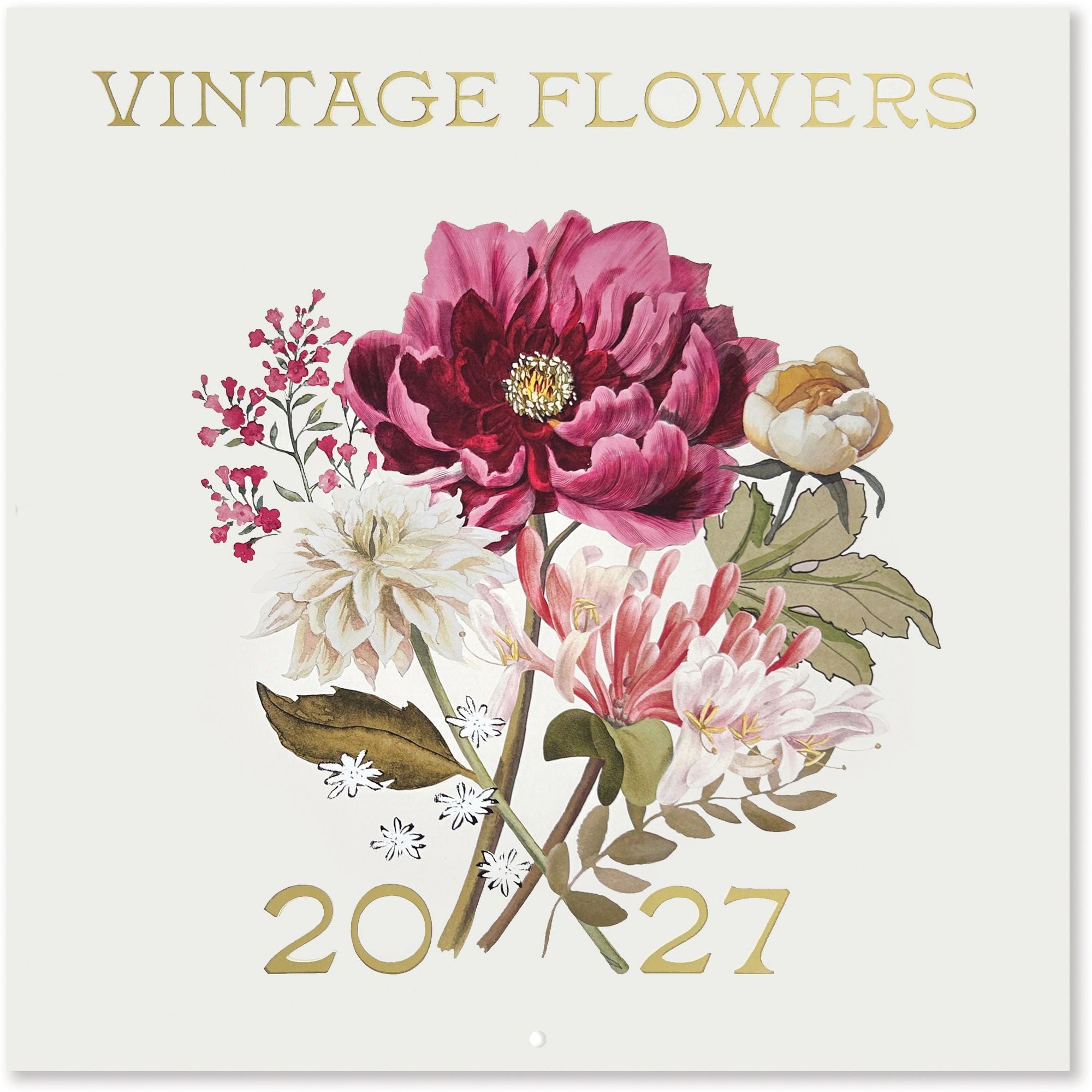 2027 Vintage Floral Wall Calendar - Exclusive