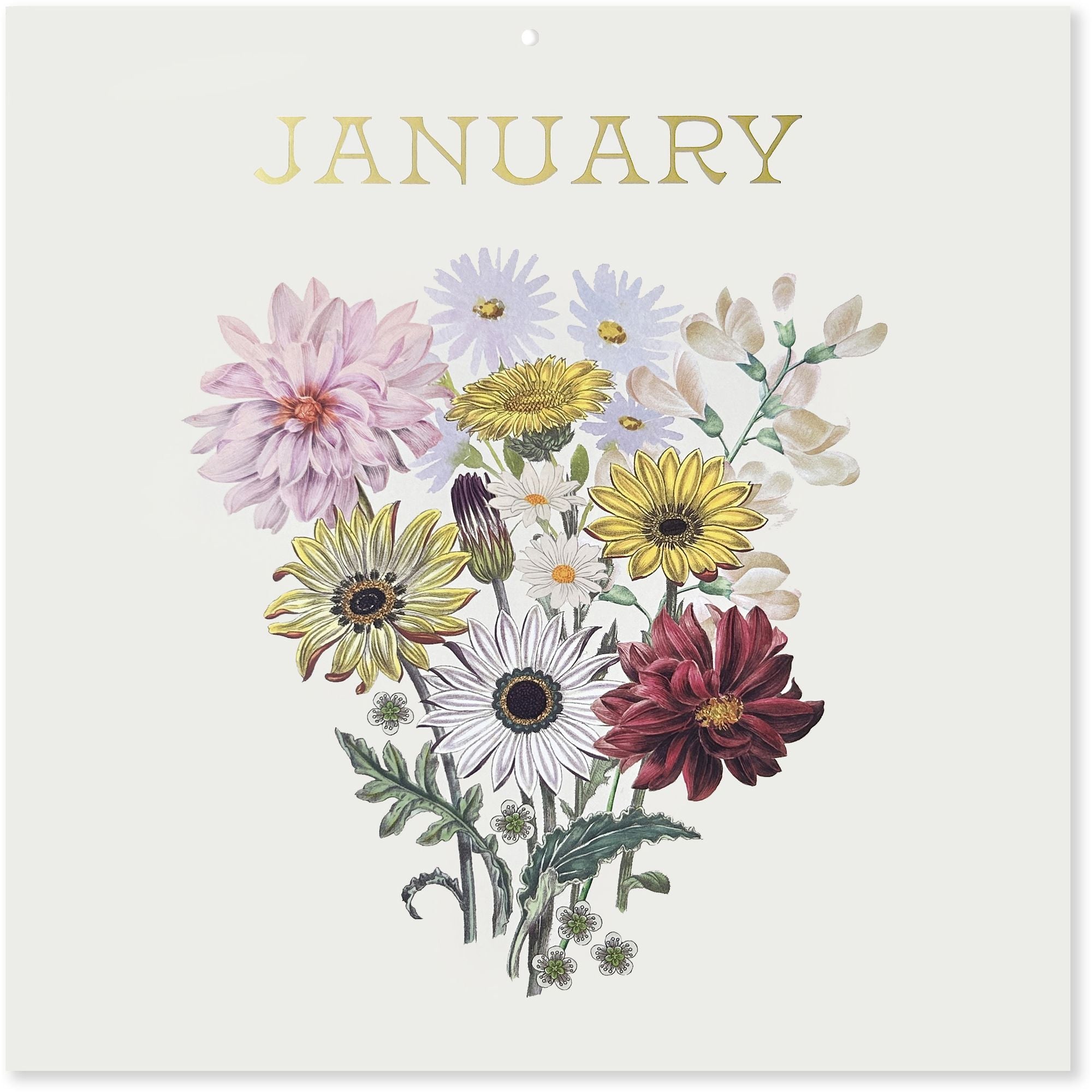 2027 Vintage Floral Wall Calendar - Exclusive