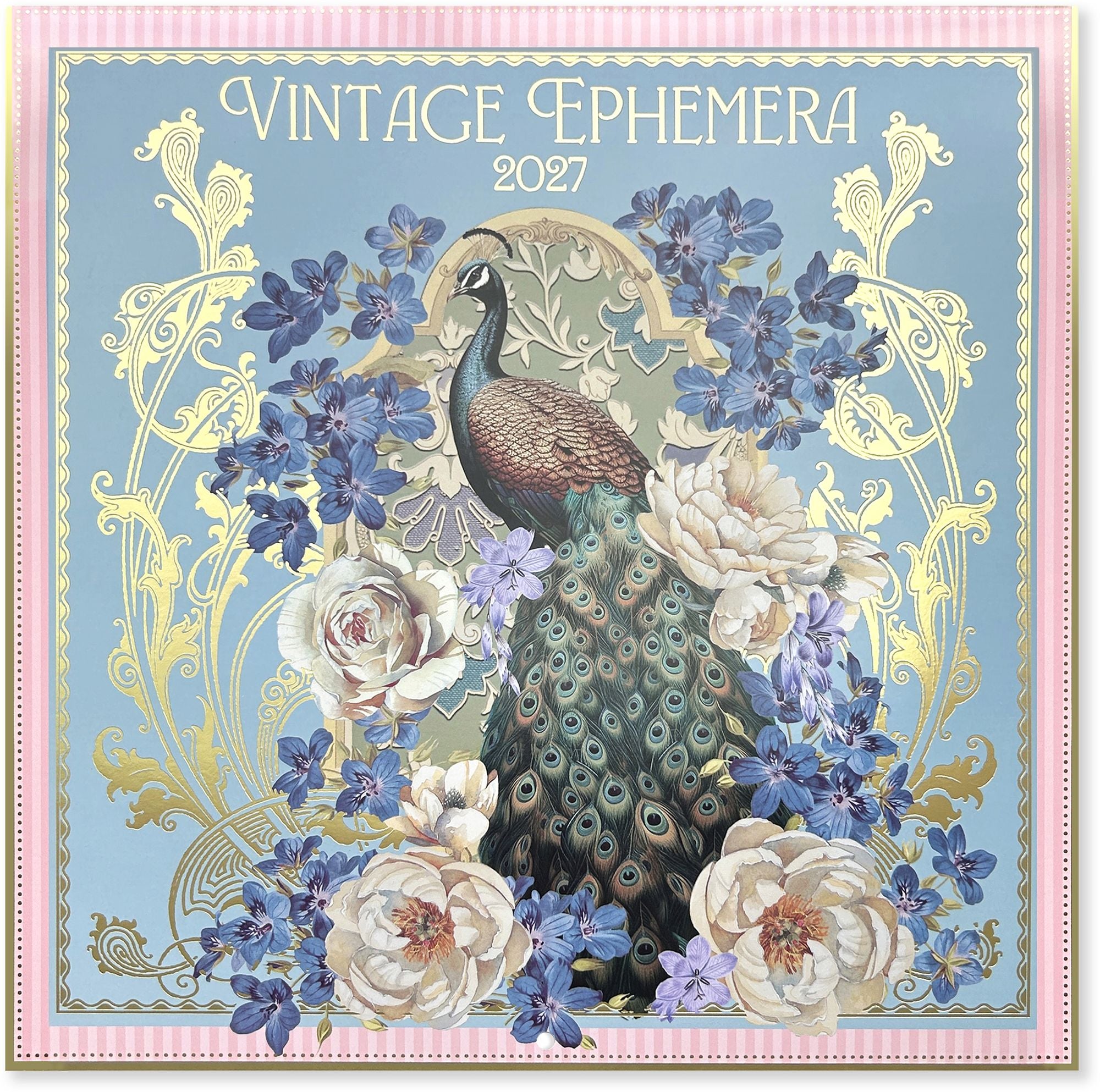 2027 Vintage Ephemera Wall Calendar