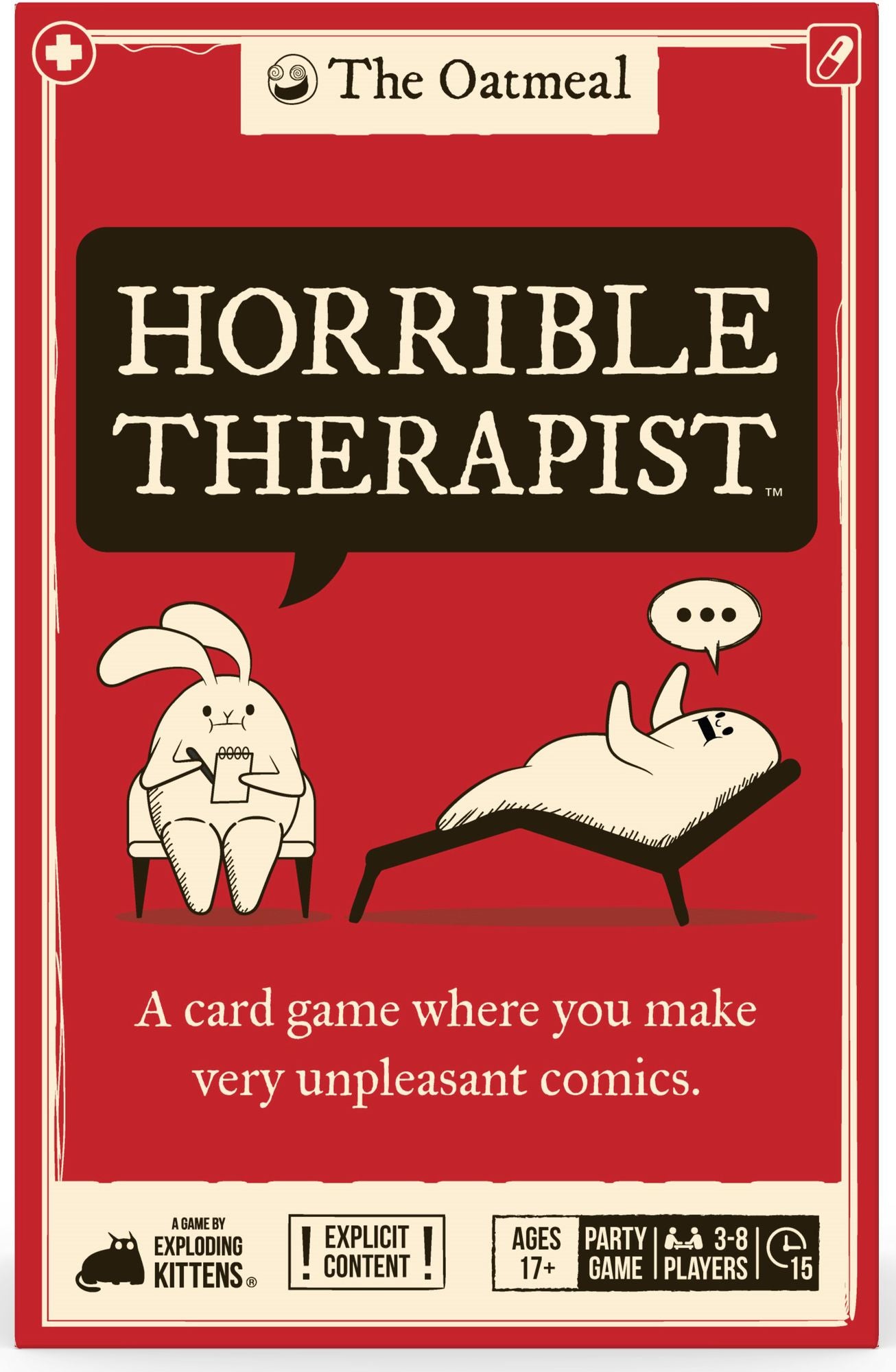 Horrible Therapist - The Oatmeal & Exploding Kittens (B&N Exclusive Edition)