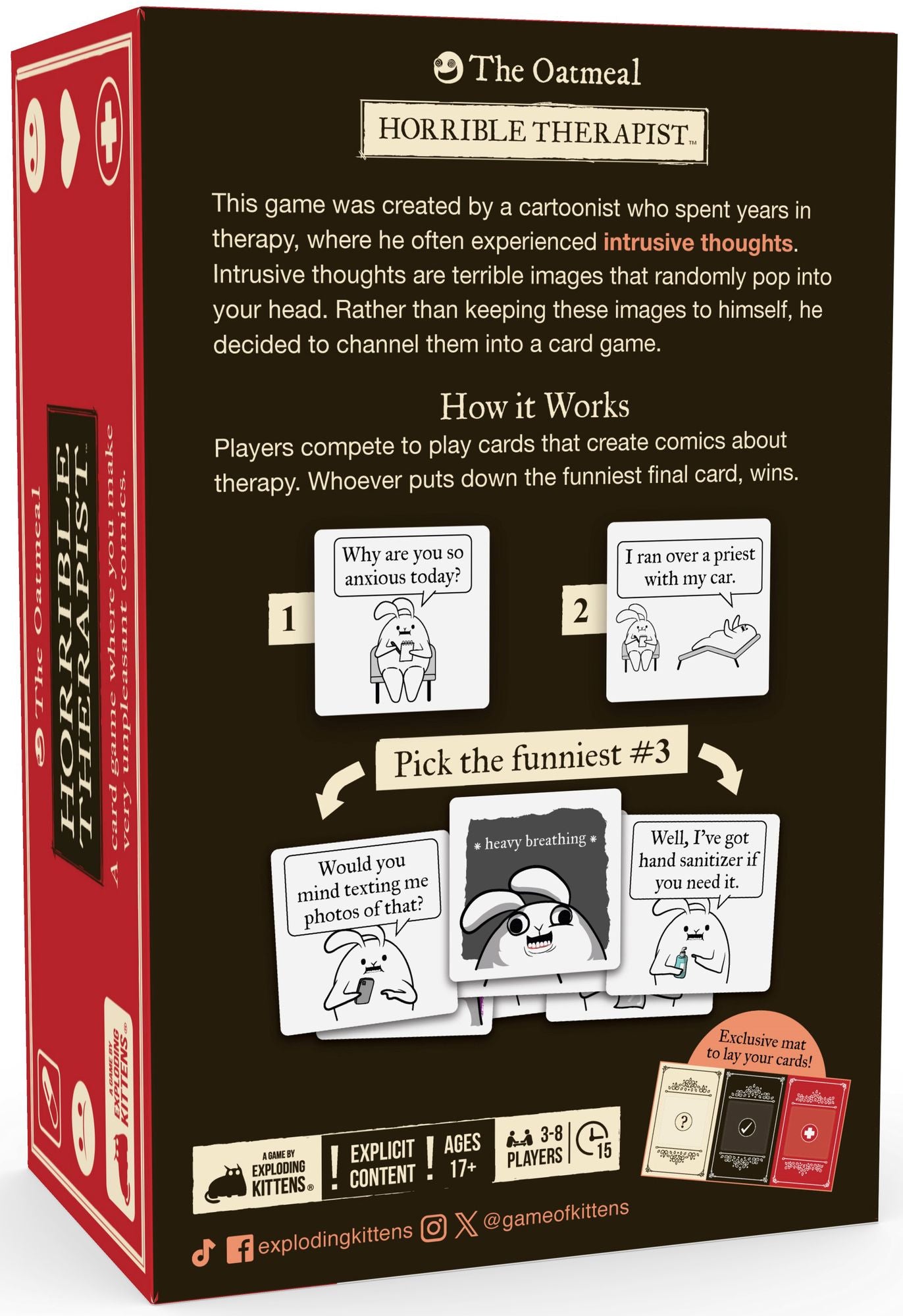 Horrible Therapist - The Oatmeal & Exploding Kittens (B&N Exclusive Edition)
