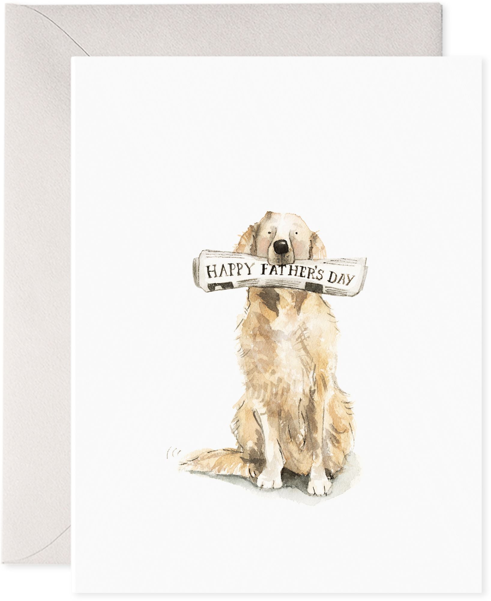 Doggy Dad Father's Day Card