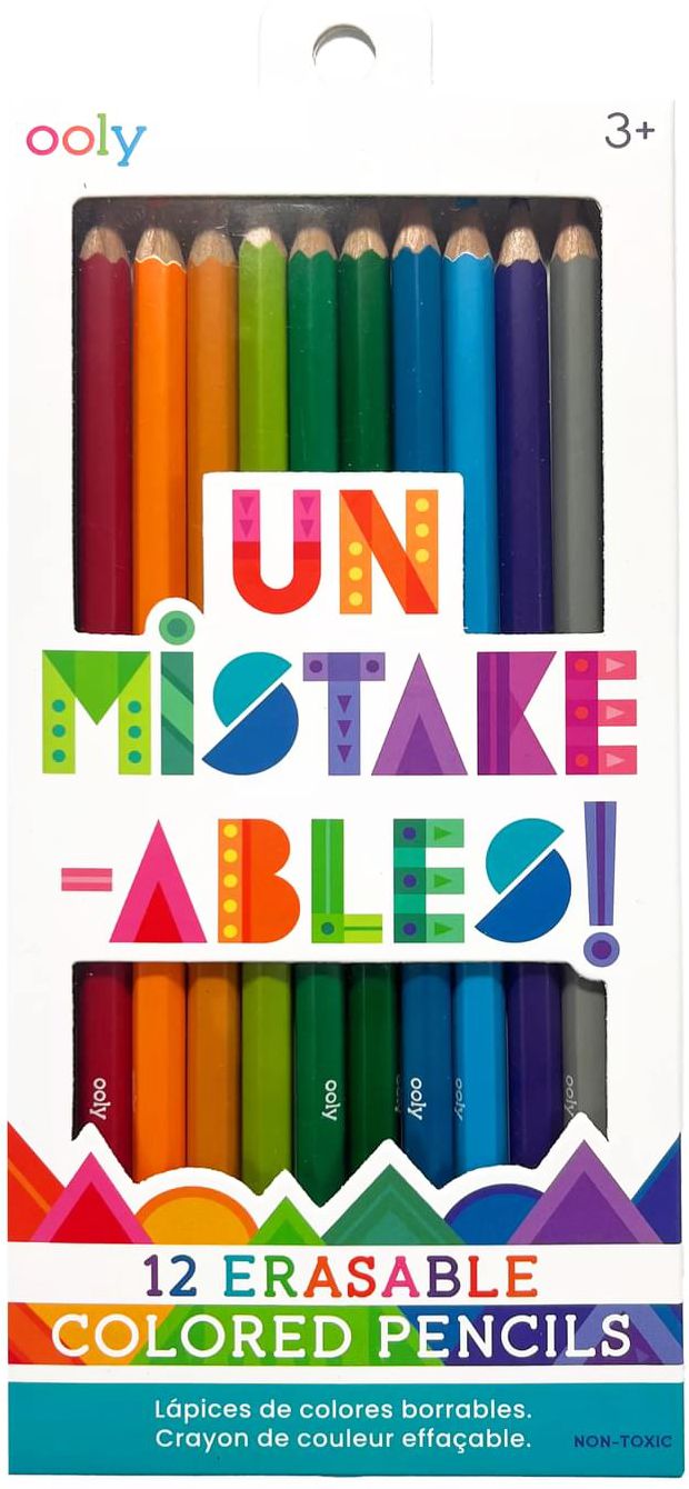 Un-Mistakeables Erasable Colored Pencils (Set of 12) - REVAMP