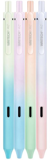 Ombre Pastel Gel Pen S/4 - Black Ink