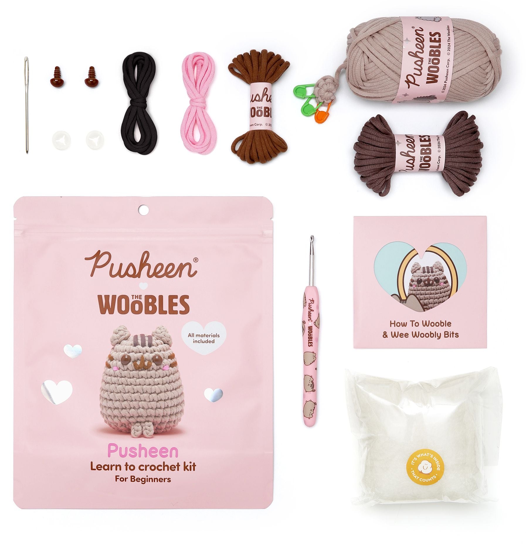 Learn to Crochet Kit - Pusheen