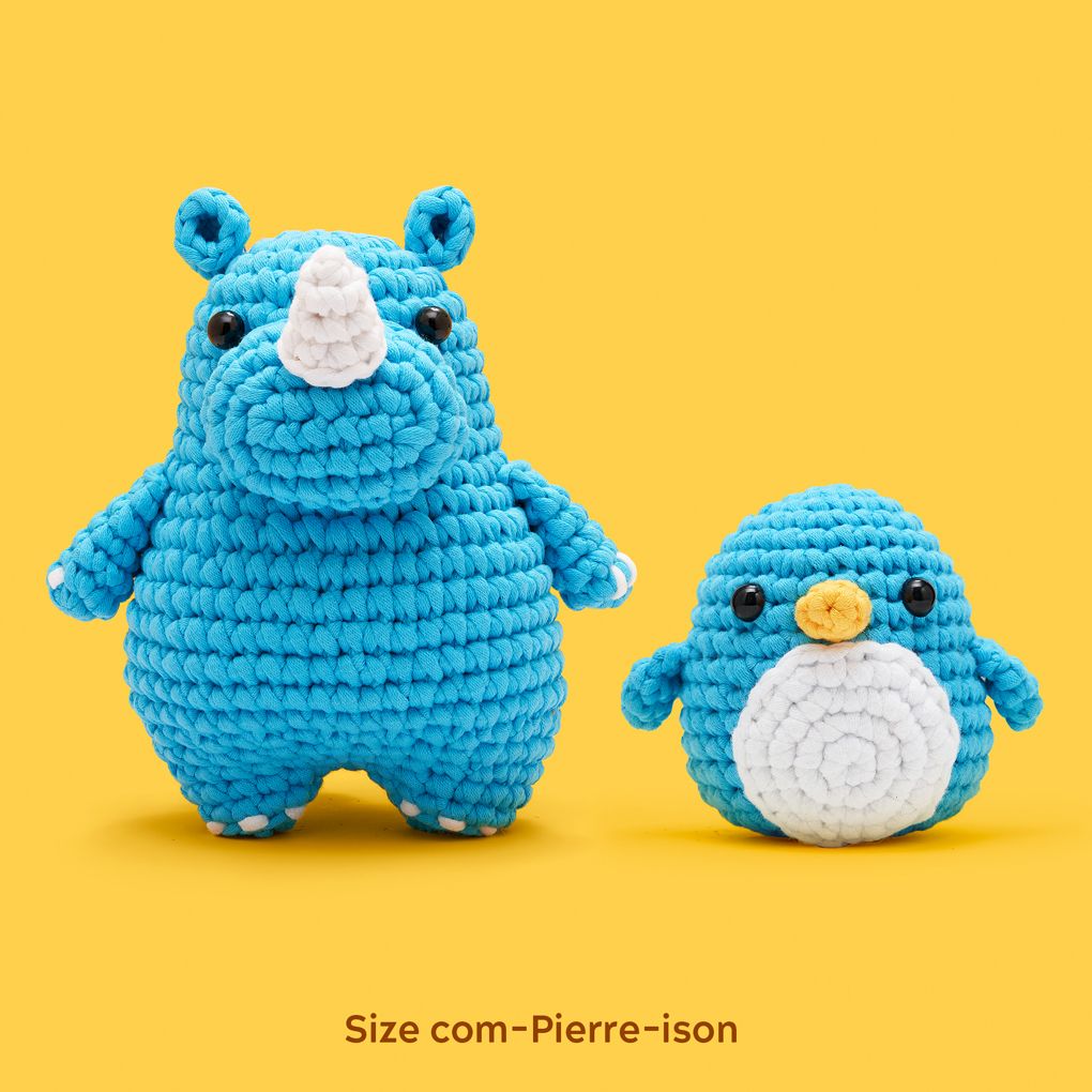 Willis the Rhino Learn to Crochet Kit