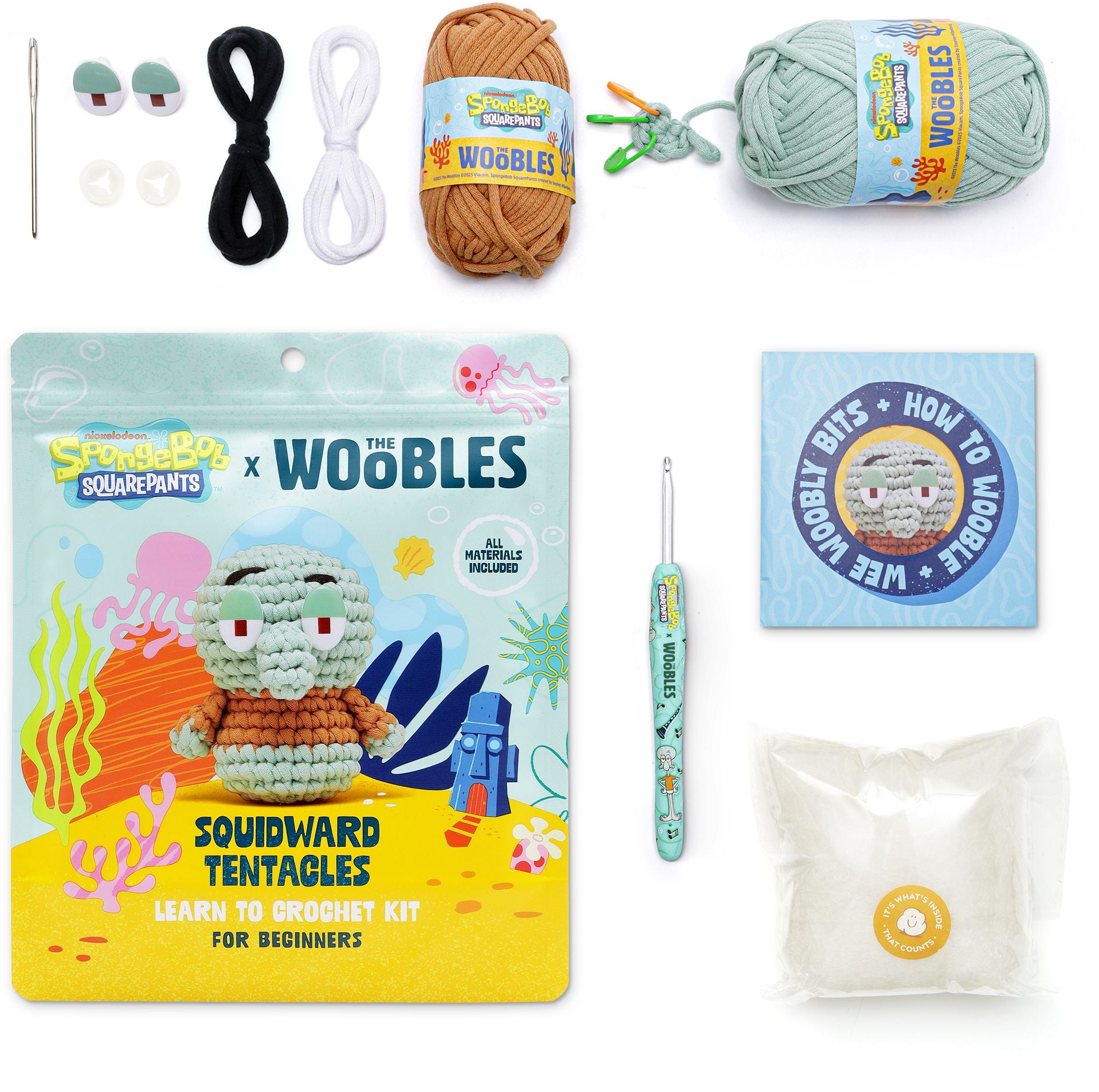 Squidward Learn to Crochet Kit