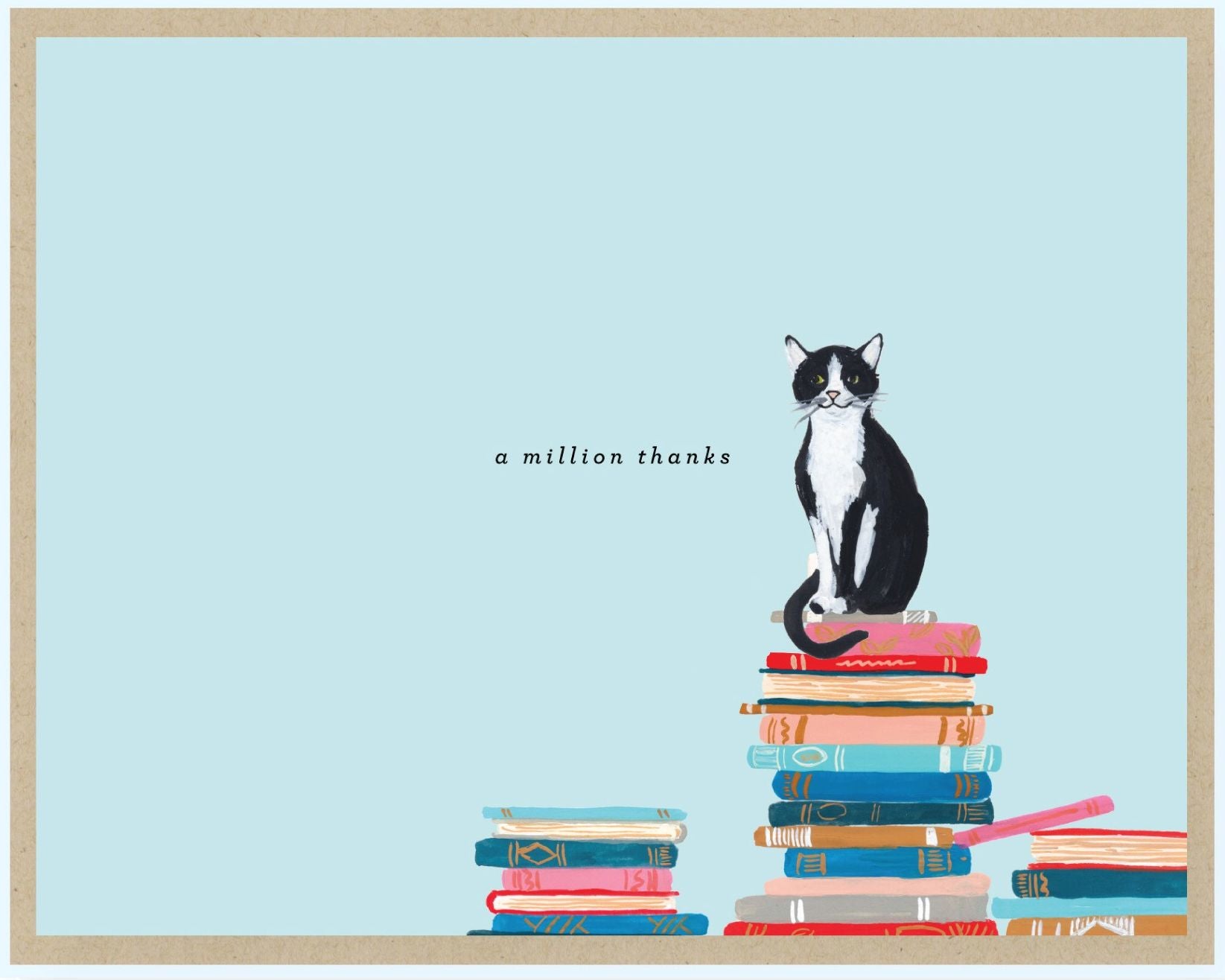 TYOU Cats and Stacks Notecards S/8