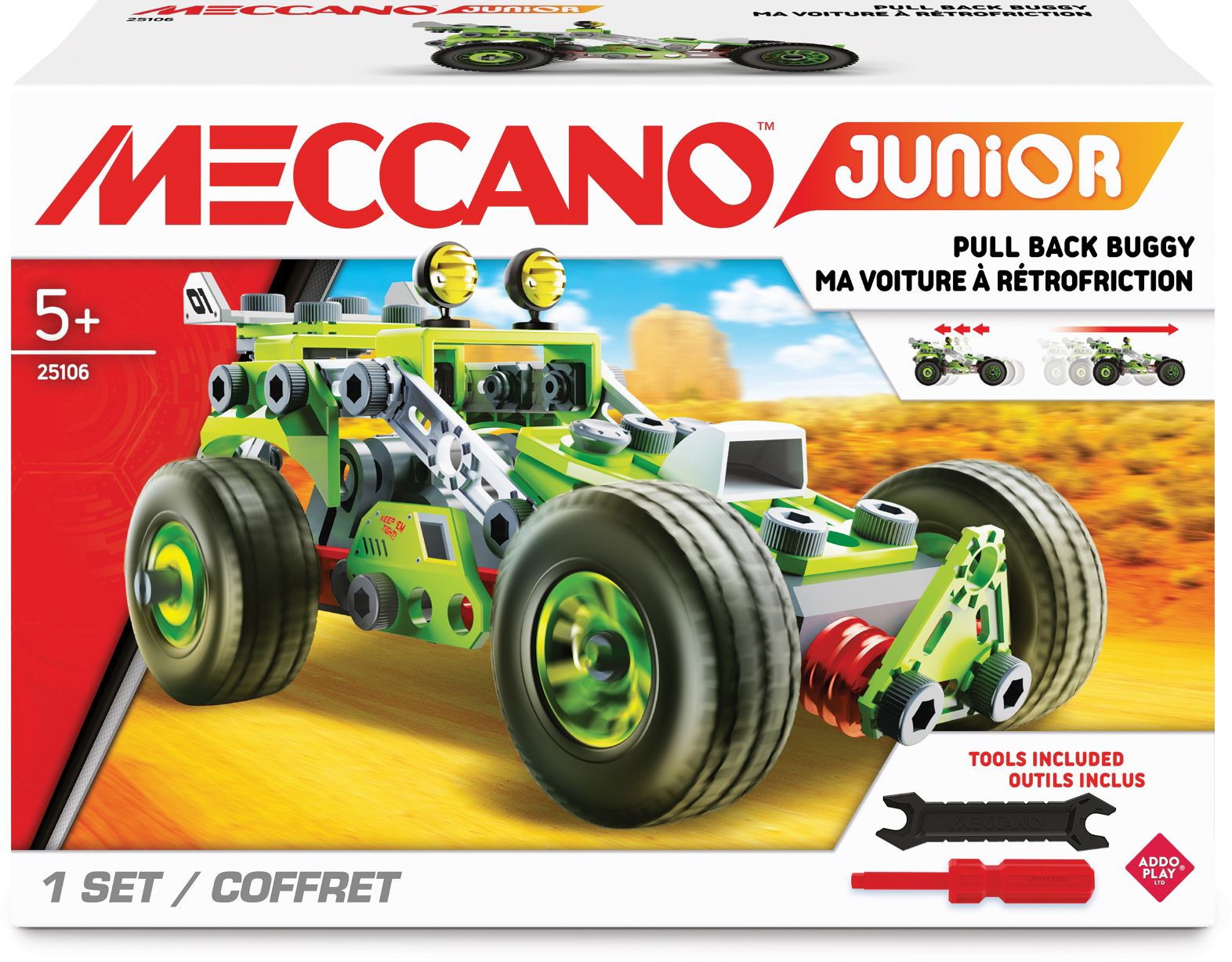 Meccano Junior Pull Back Buggy